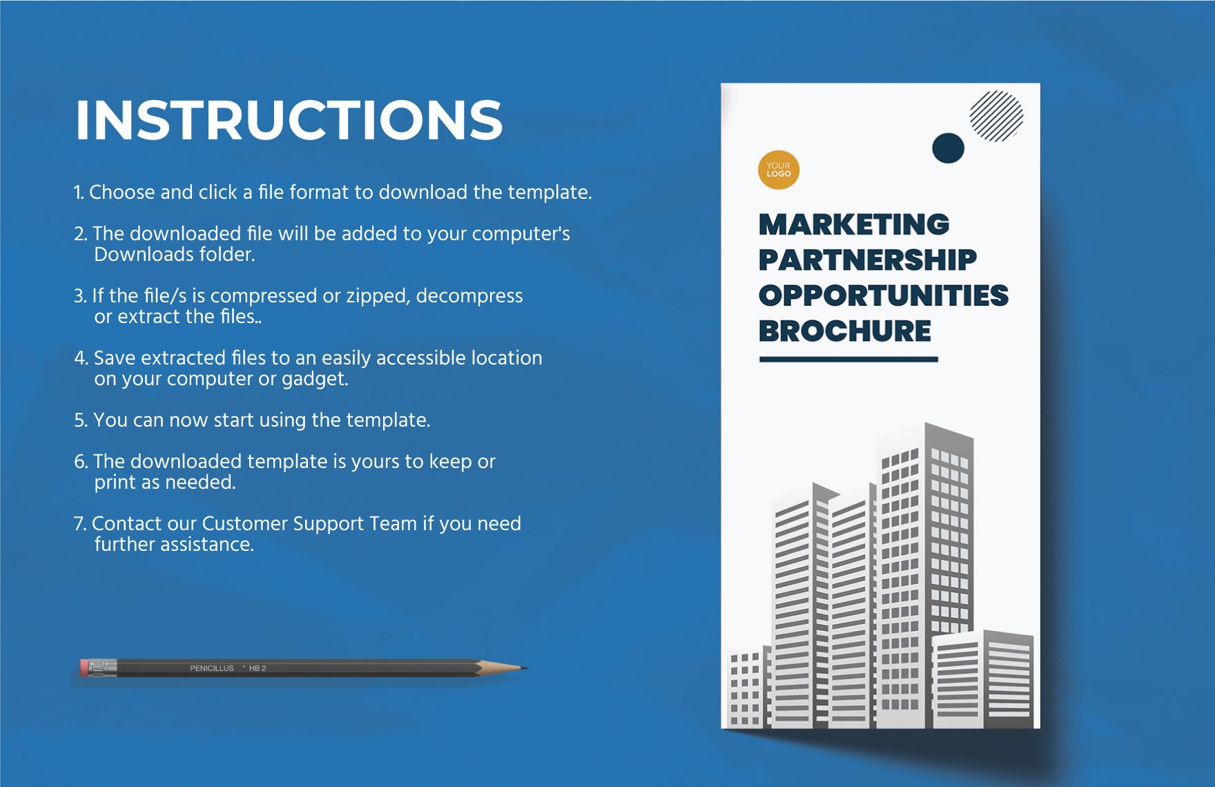 Marketing Partnership Opportunities Brochure Template