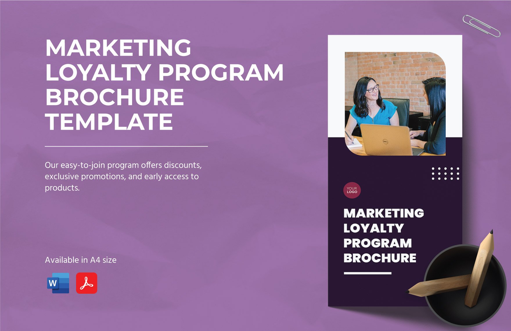Marketing Loyalty Program Brochure Template