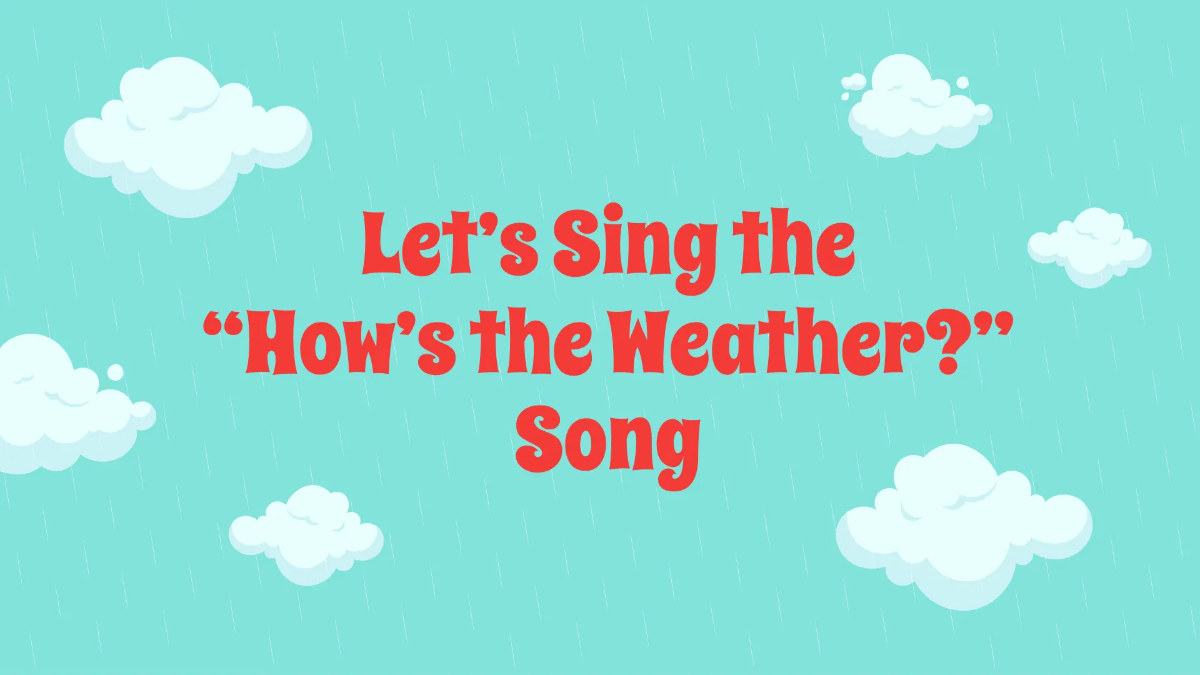 Free The Basic Weather Template to Edit Online