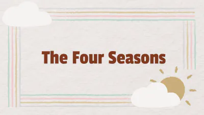 Free The Four Seasons Template to Edit Online