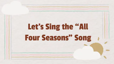 Free The Four Seasons Template to Edit Online