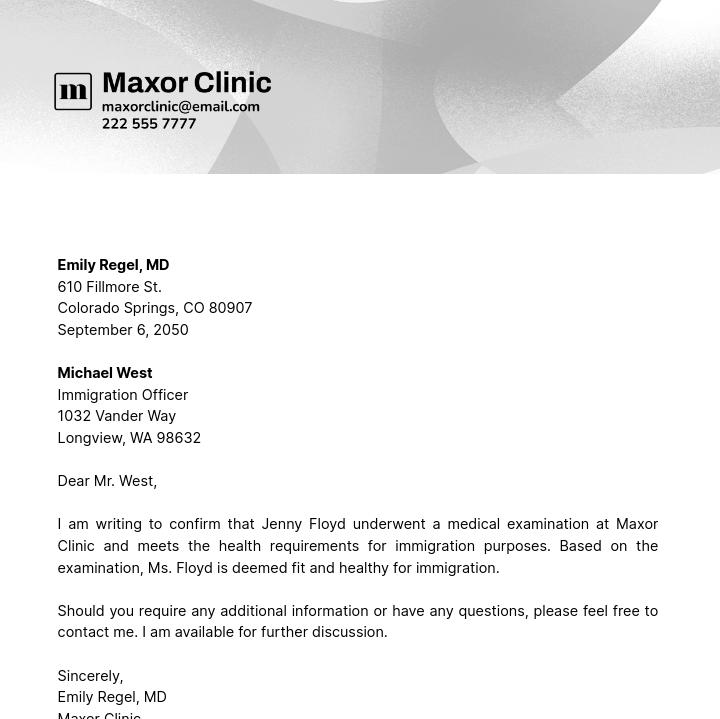 FREE Medical Letter Templates & Examples - Edit Online & Download