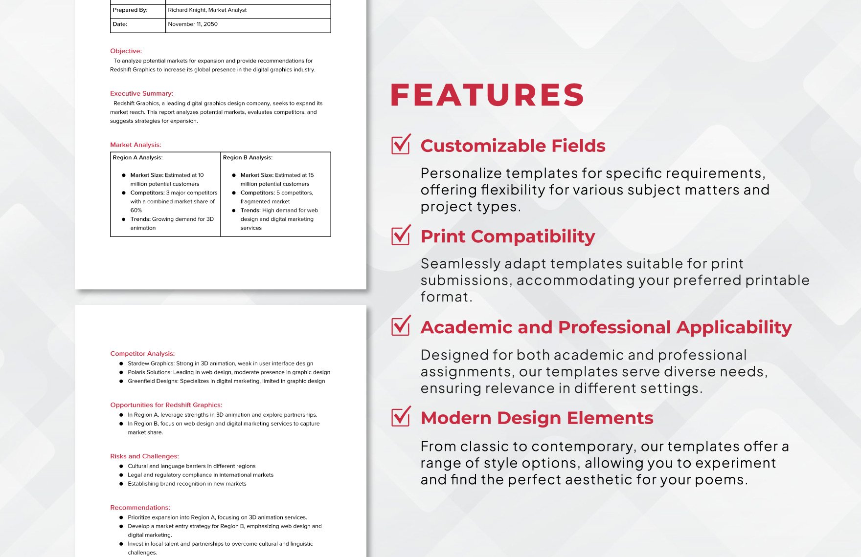 Professional Assignment Template