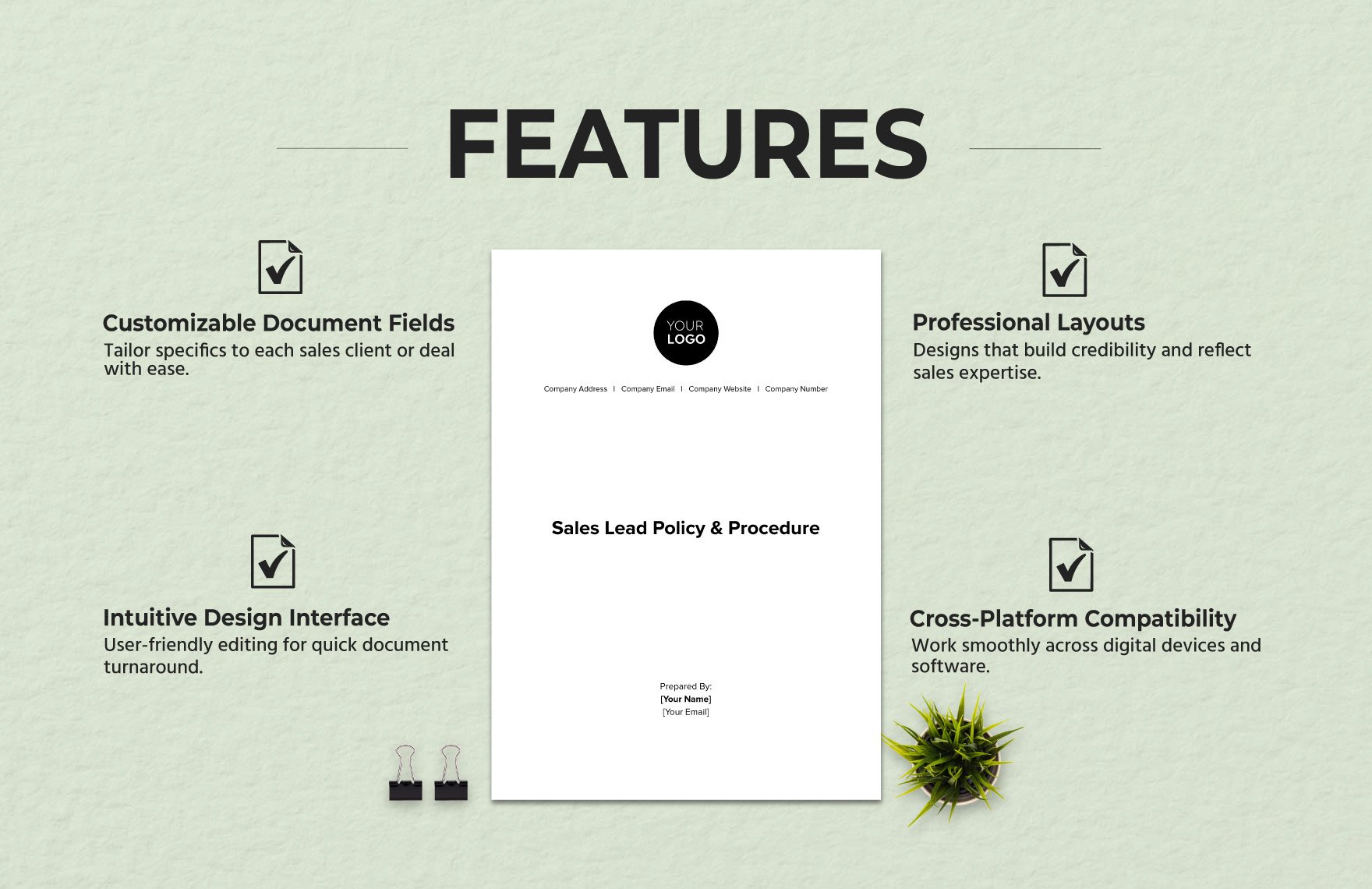 Sales Lead Policy & Procedure Template