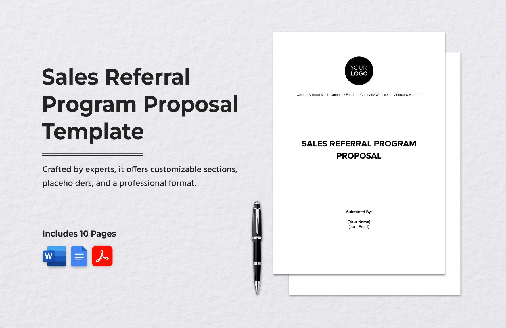 Sales Referral Program Proposal Template