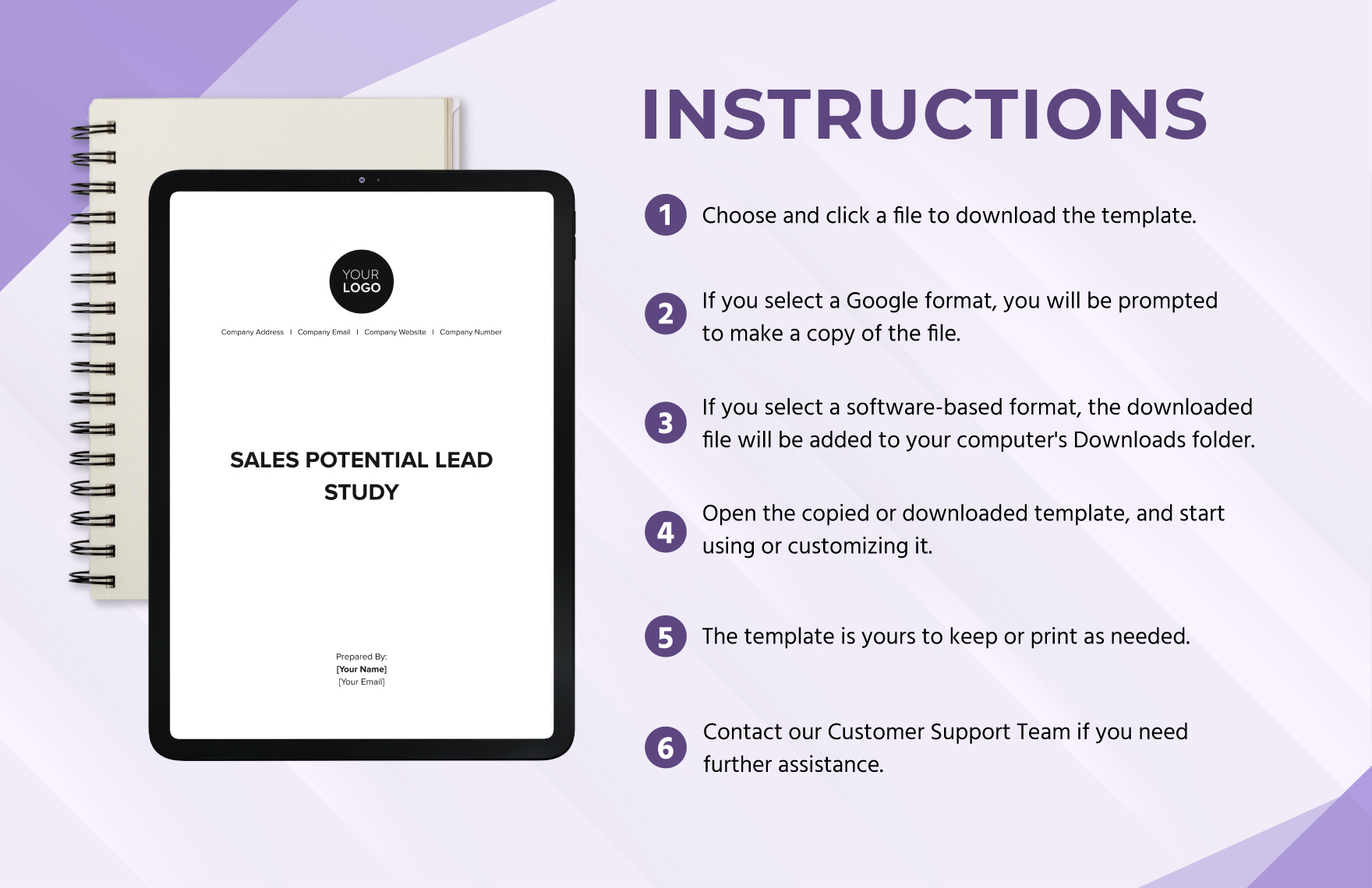 Sales Potential Lead Study Template