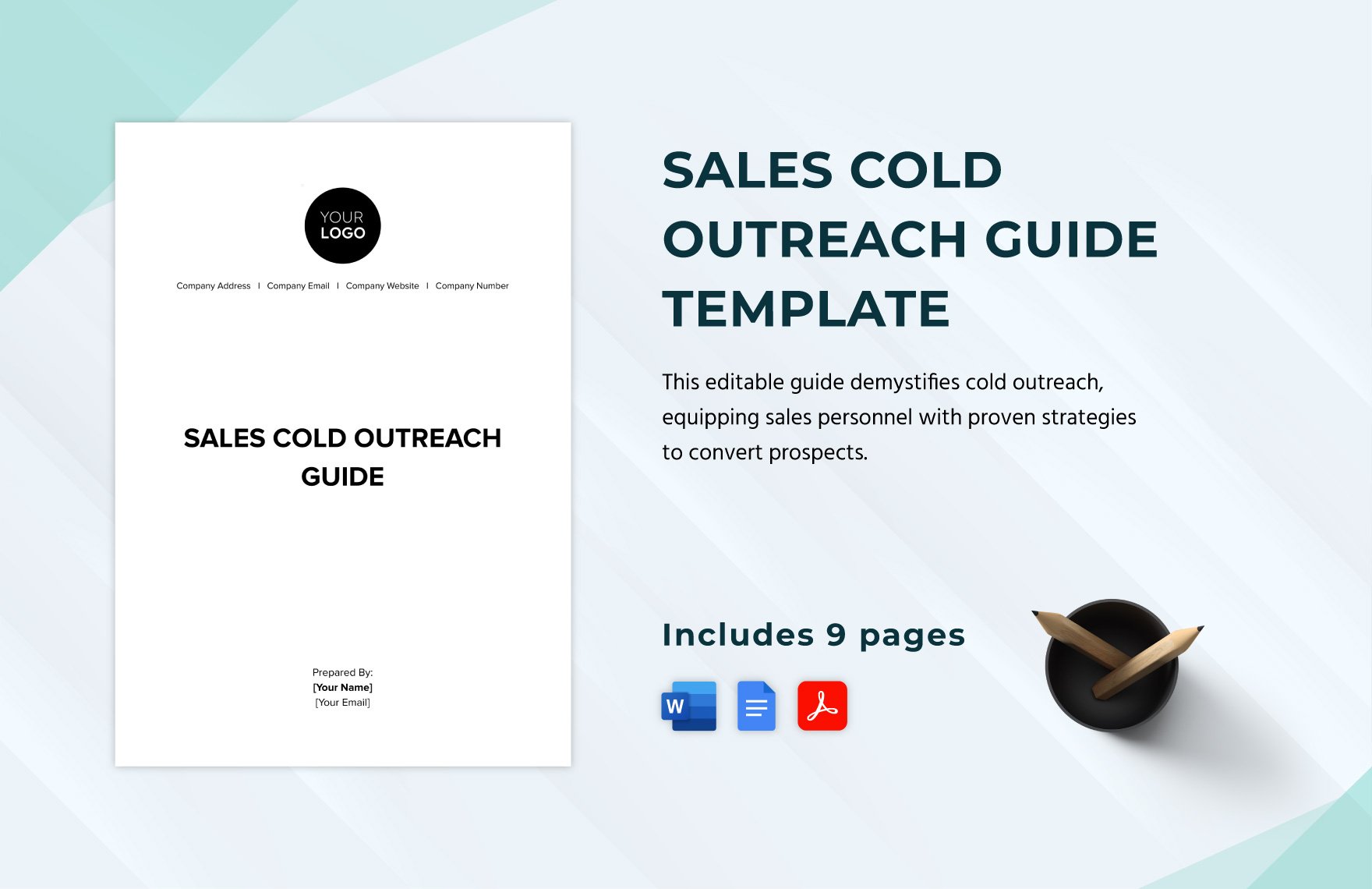 Sales Cold Outreach Guide Template in Word, Google Docs, PDF