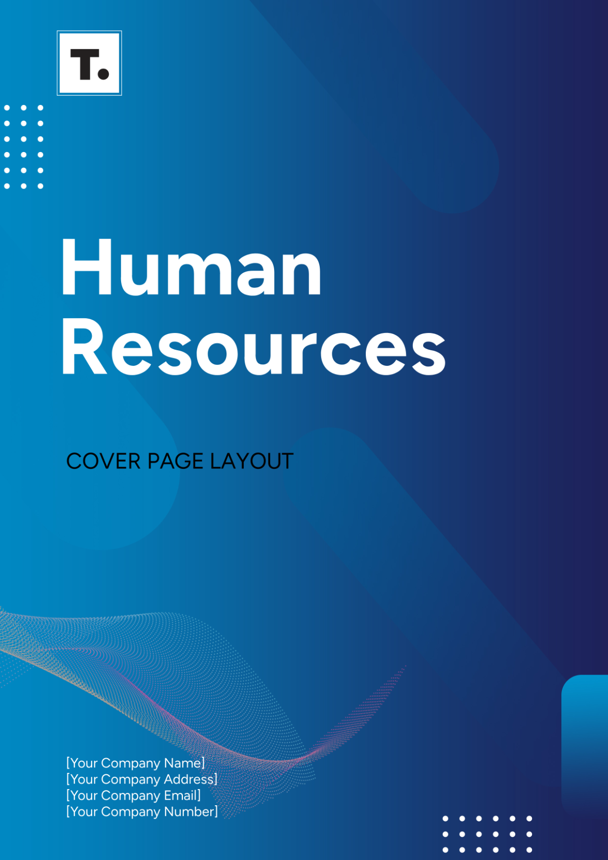 Human Resources Cover Page Layout