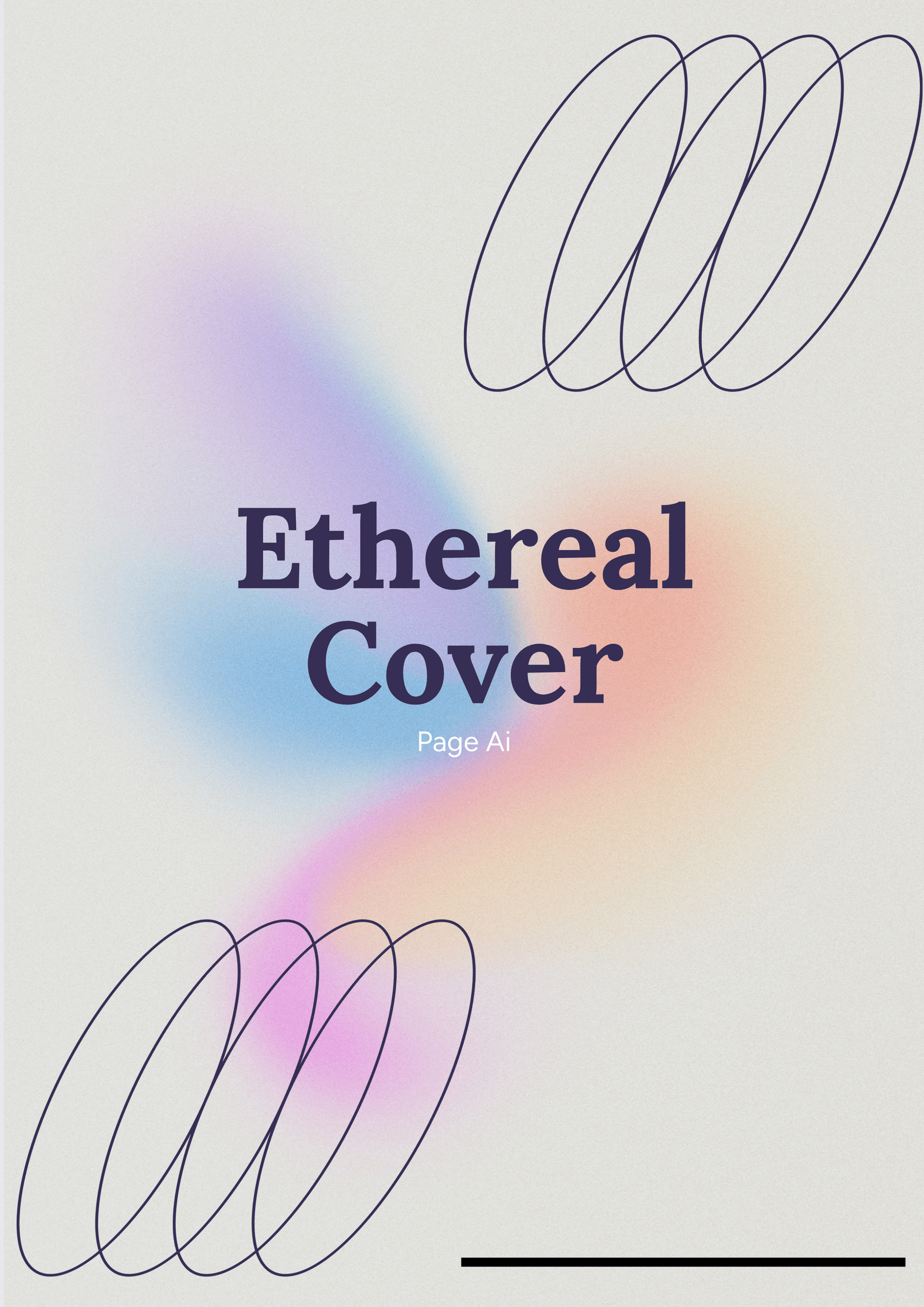 Ethereal Cover Page AI Template