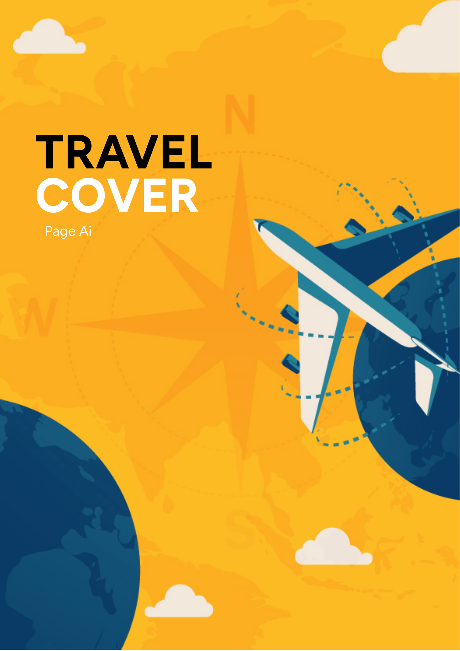 Travel Cover Page AI Template