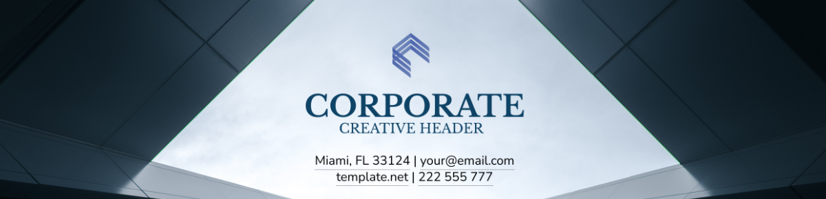 Corporate Creative Header Template