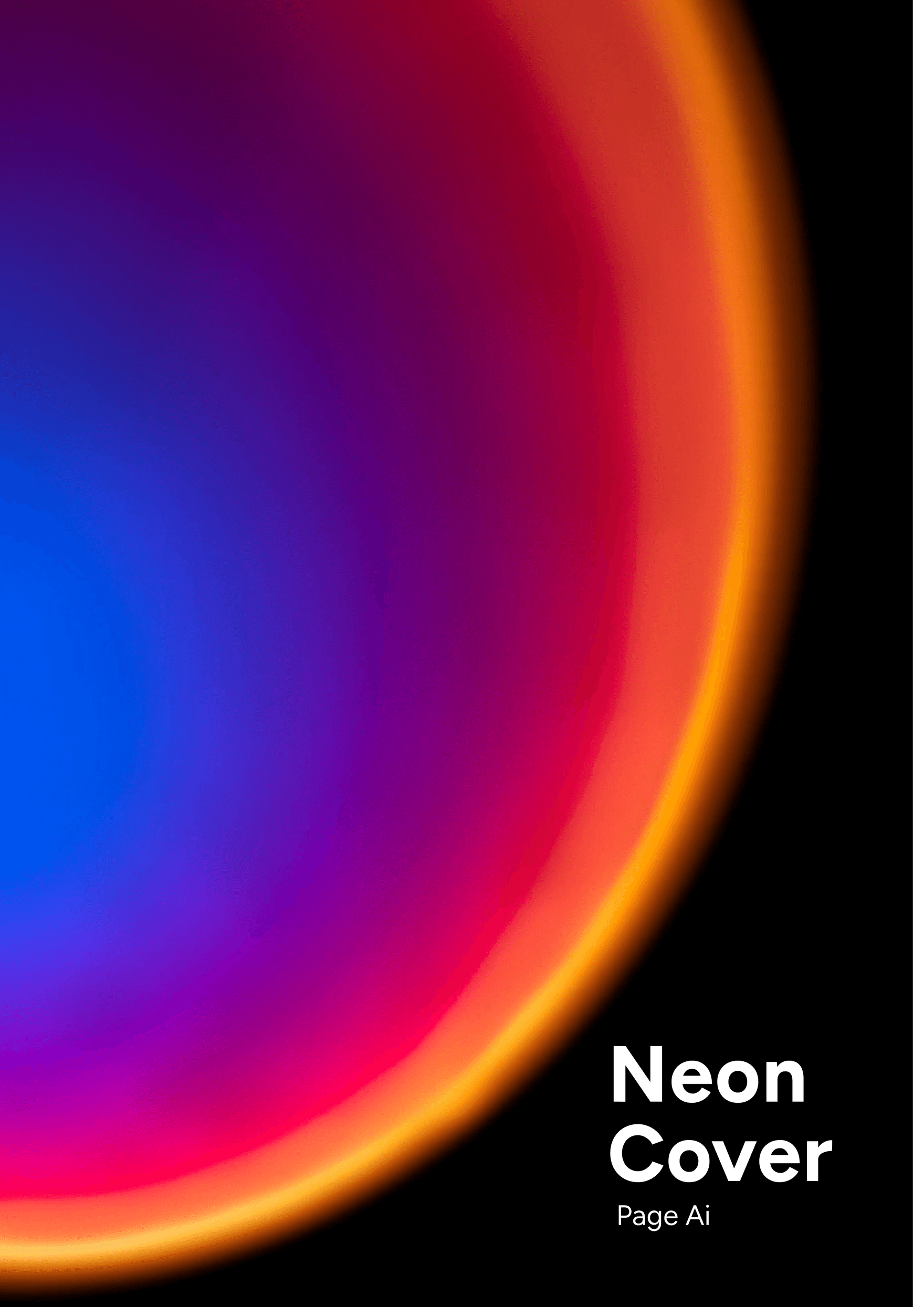 Neon Cover Page AI Template