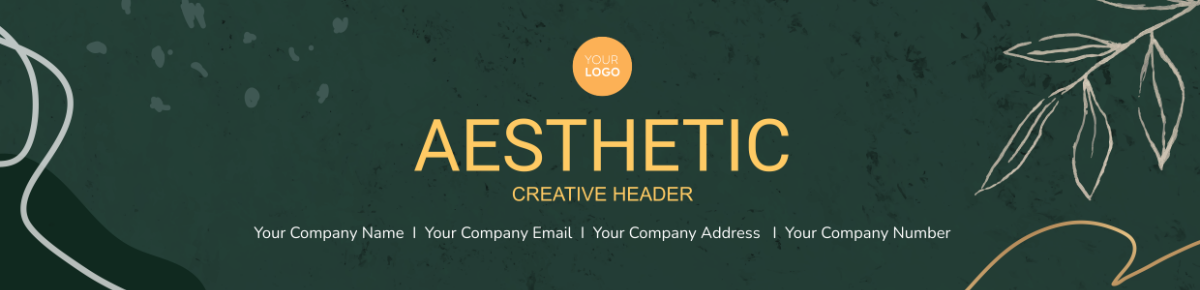 Aesthetic Creative Header