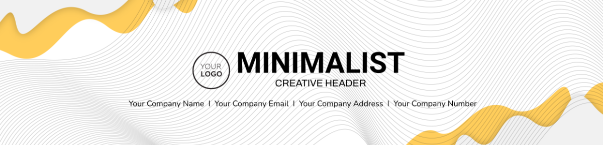 Minimalist Creative Header