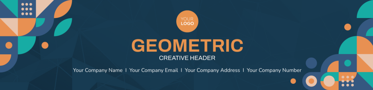 Geometric Creative Header