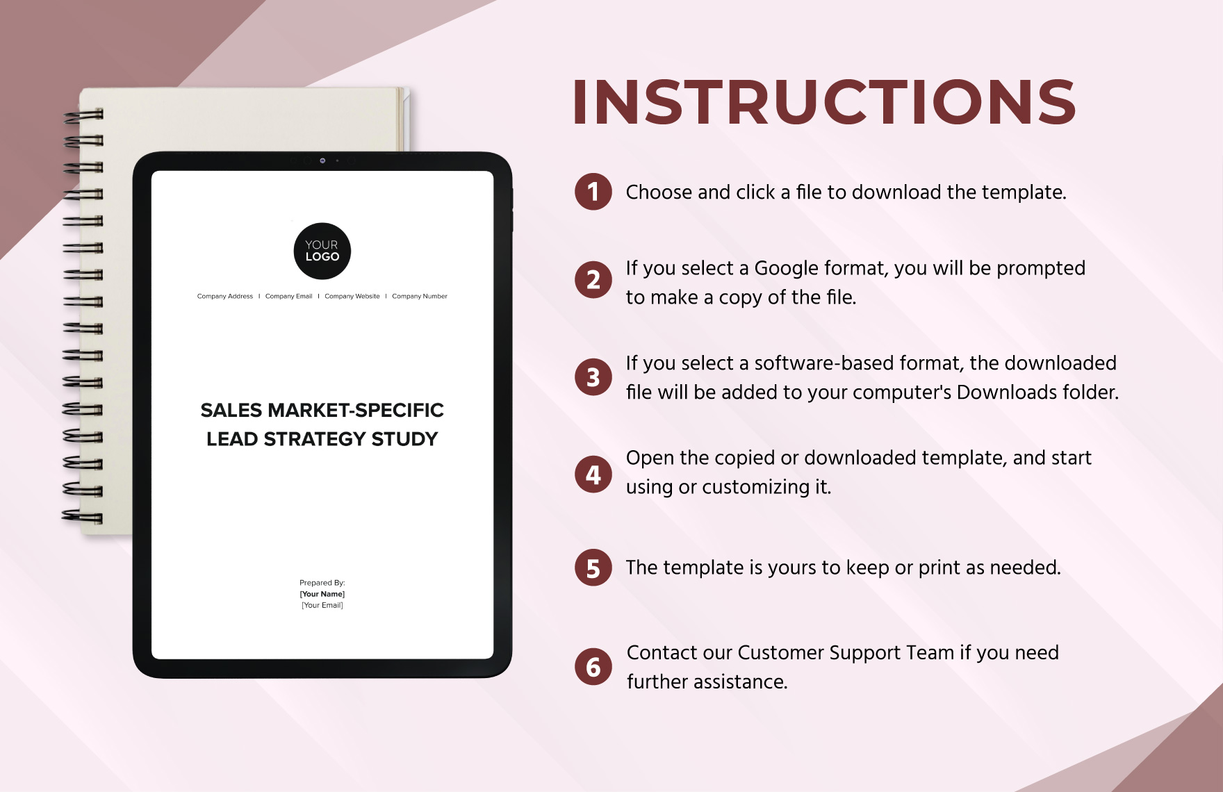 Sales Market-Specific Lead Strategy Study Template