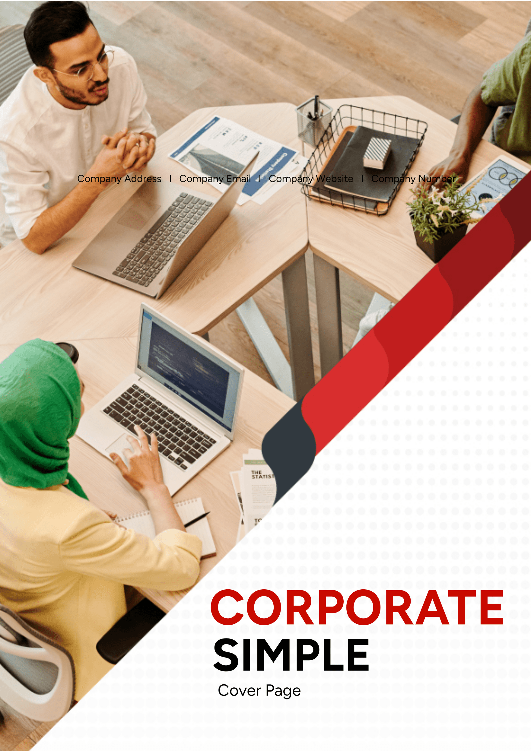 Corporate Simple Cover Page Template