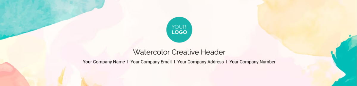 Watercolor Creative Header