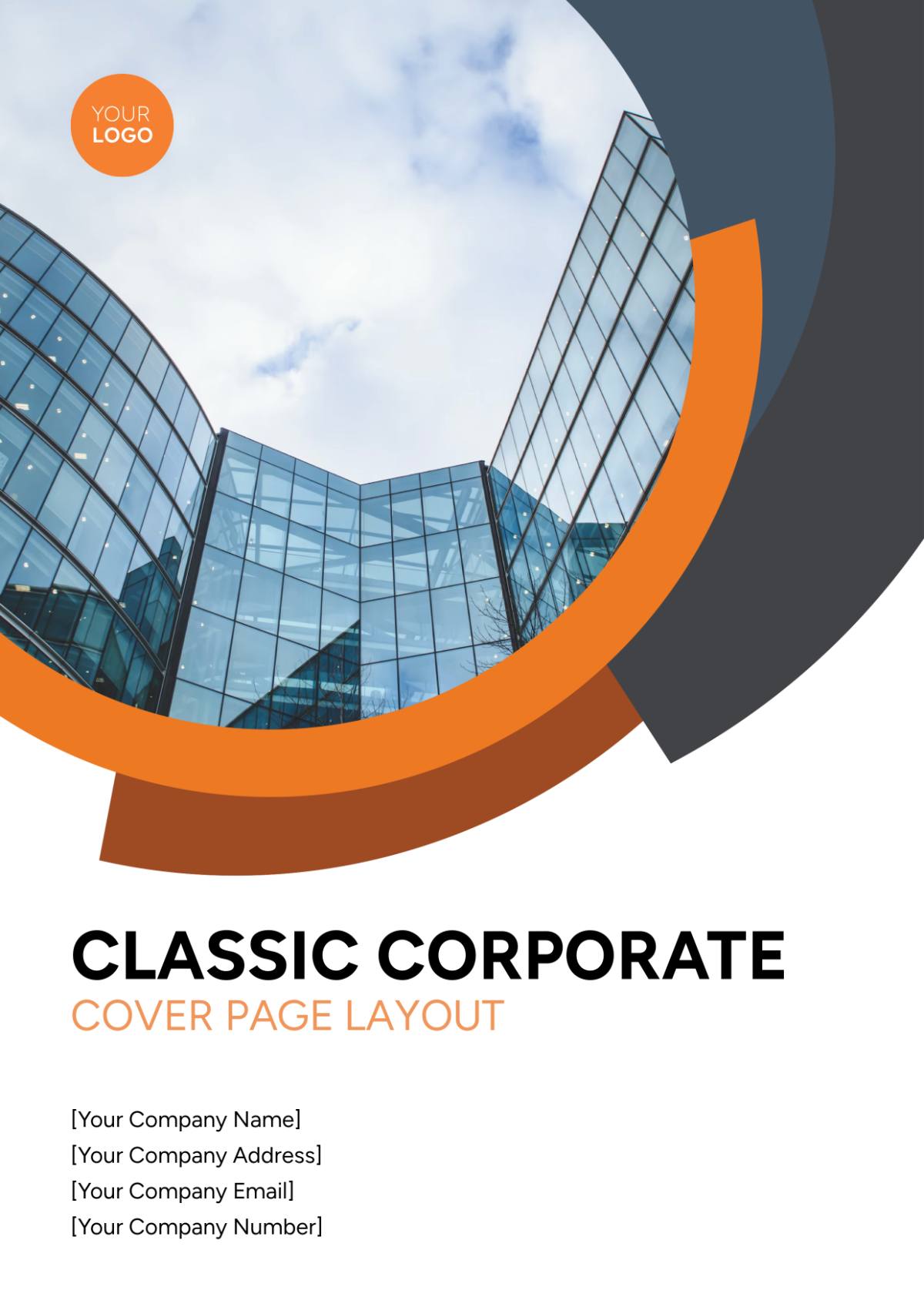 Classic Corporate Cover Page Layout
