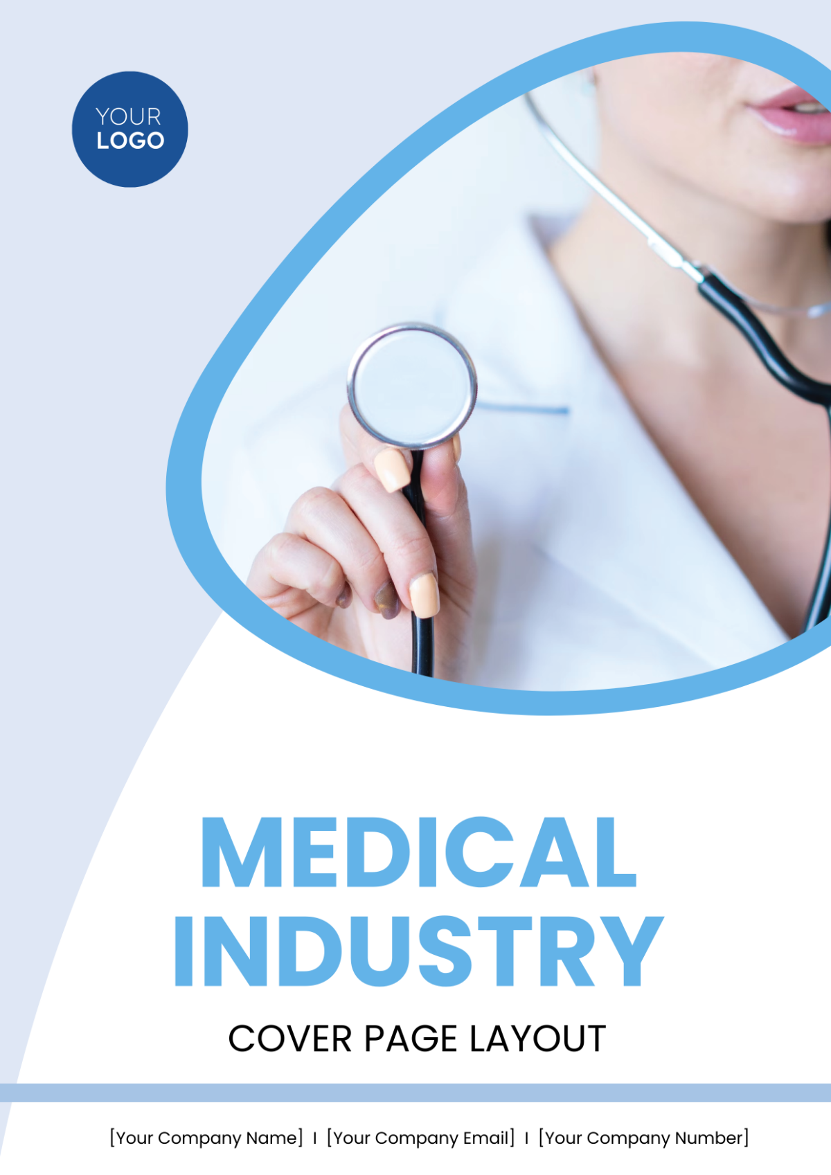 Medical Industry Cover Page Layout