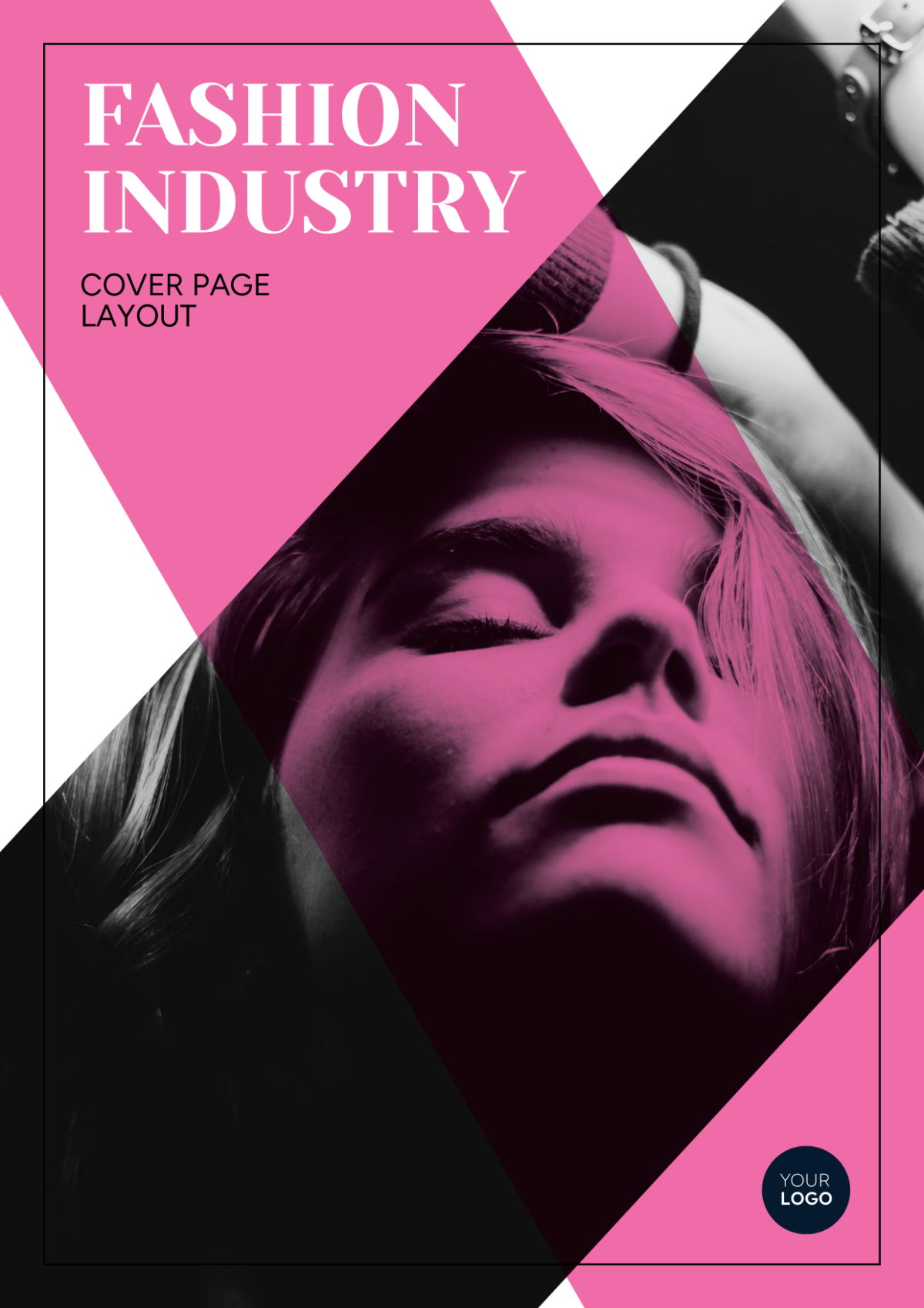 Fashion Industry Cover Page Layout Template