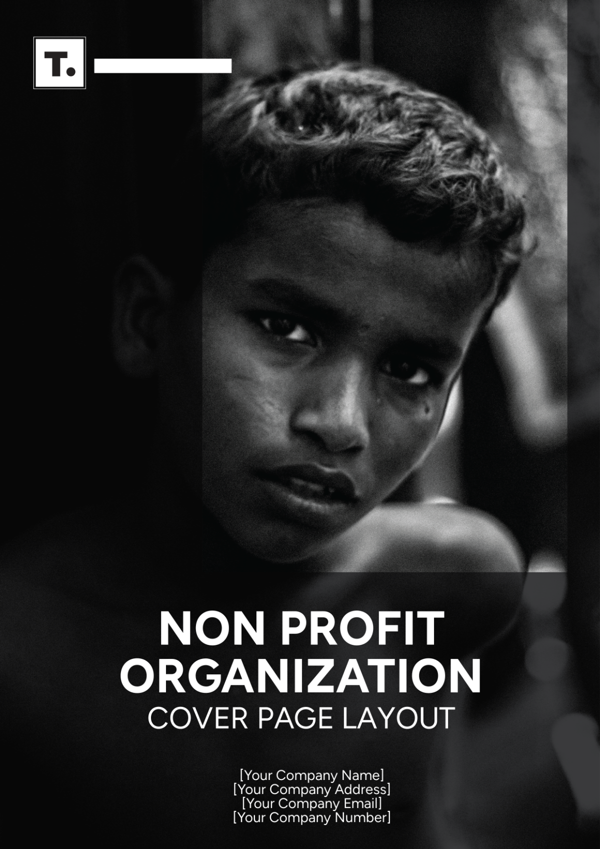 Nonprofit Organization Cover Page Layout