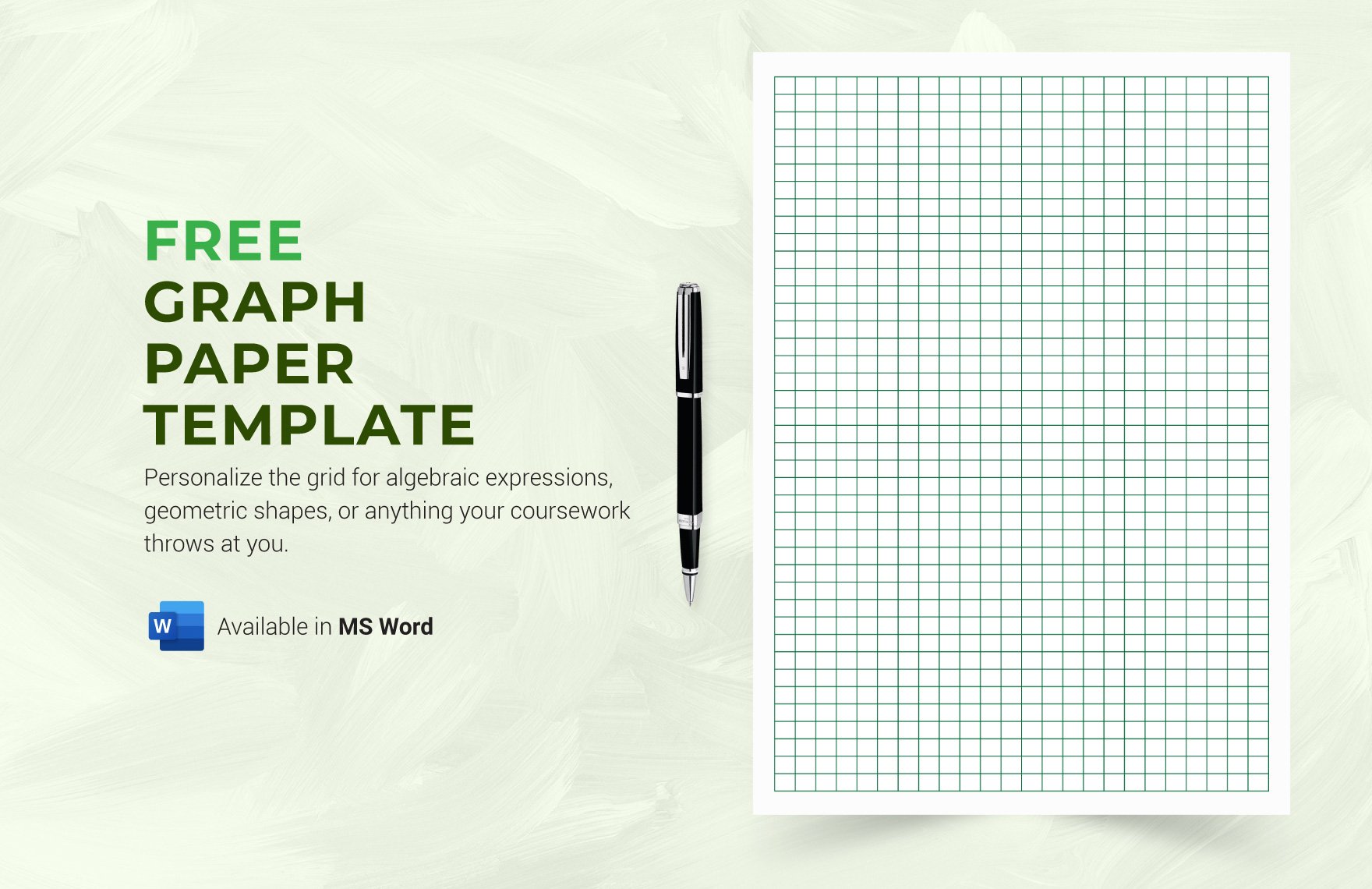 Free Graph Paper Template in Word