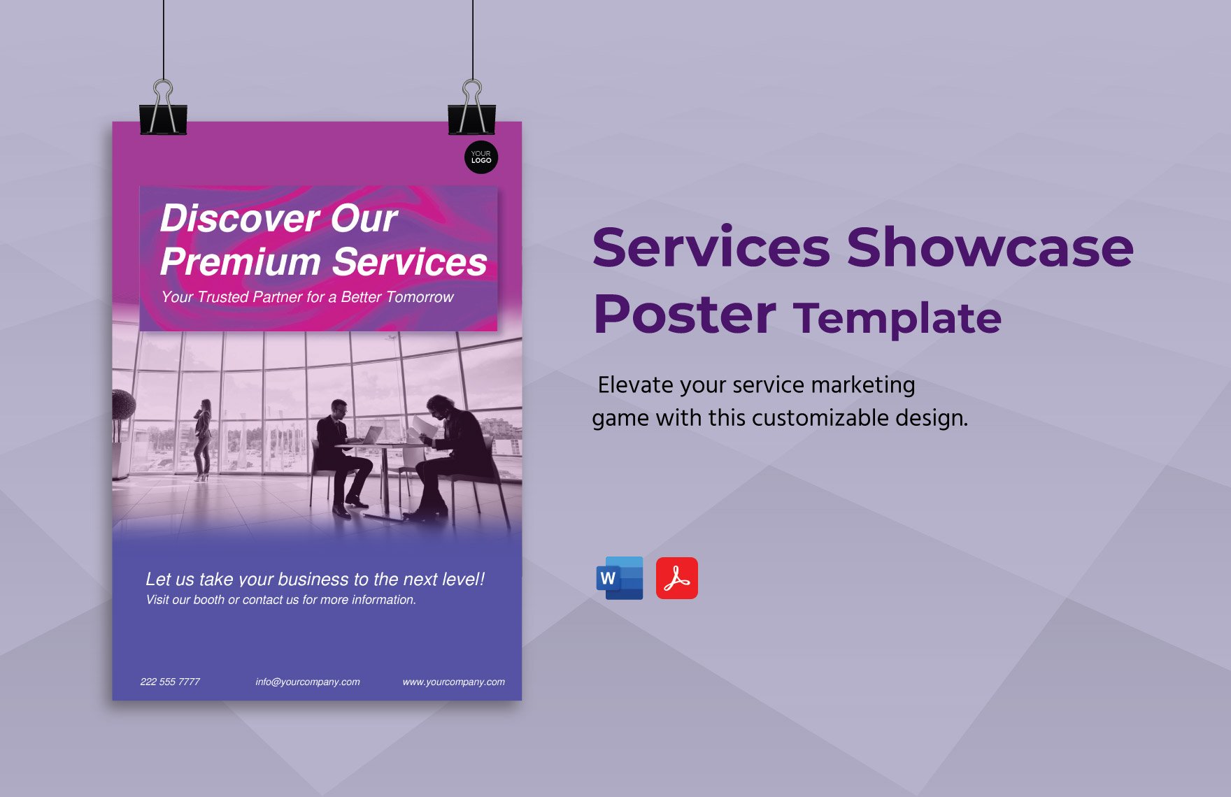 Services Showcase Poster Template