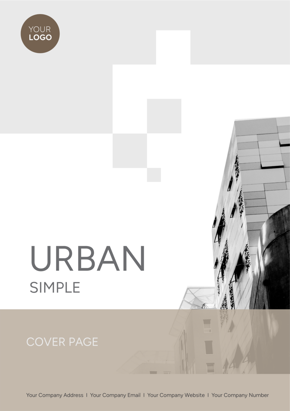 Urban Simple Cover Page