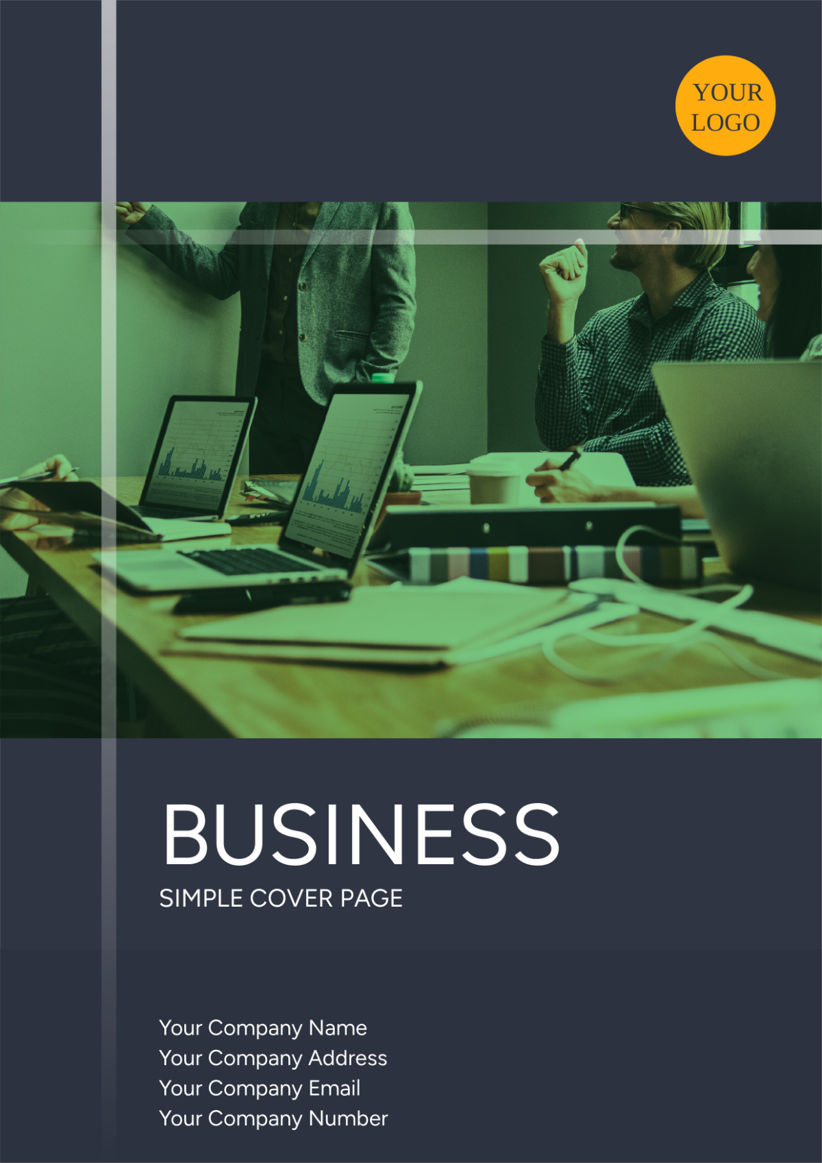 Business Simple Cover Page
