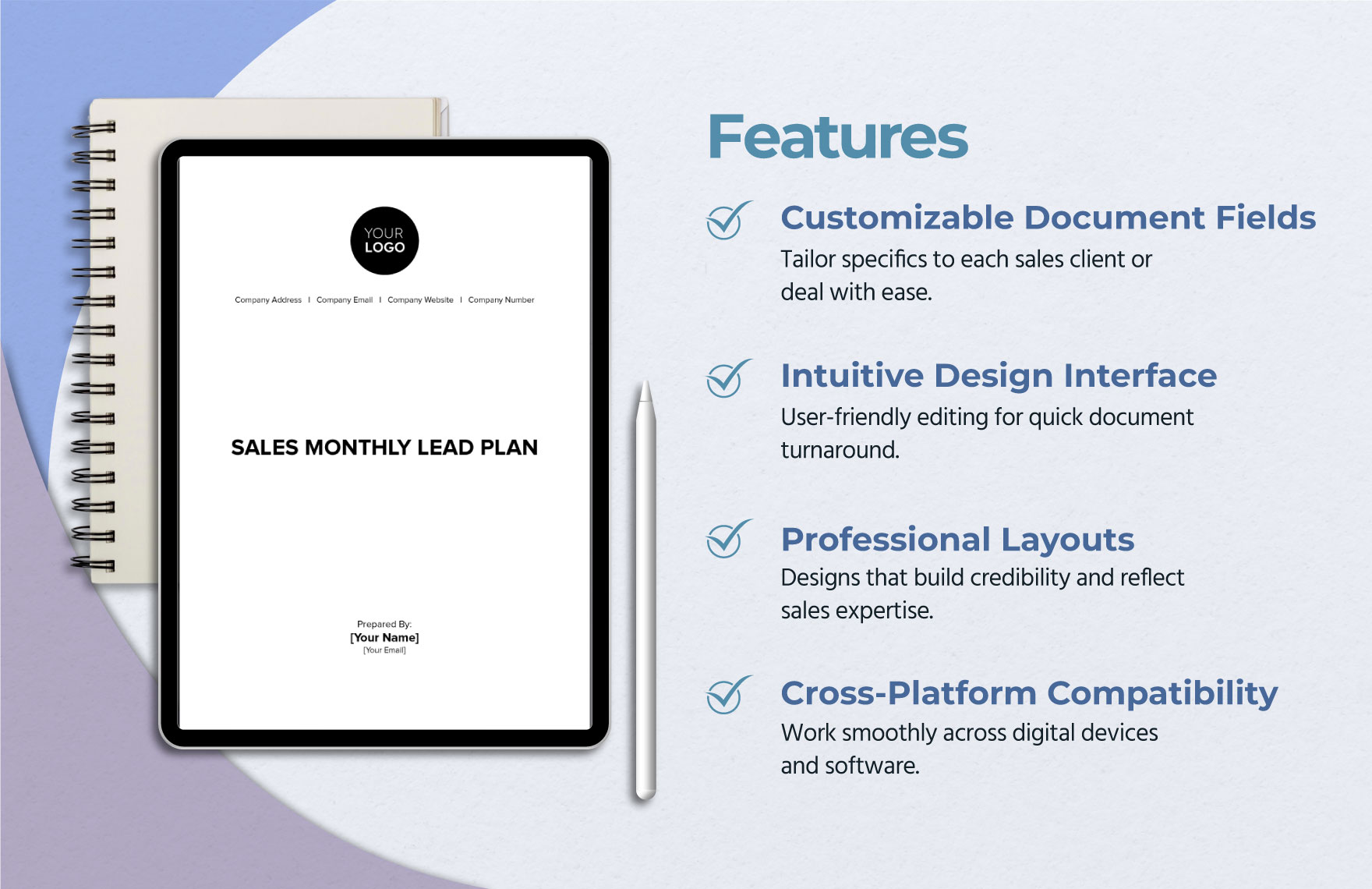 Sales Monthly Lead Plan Template