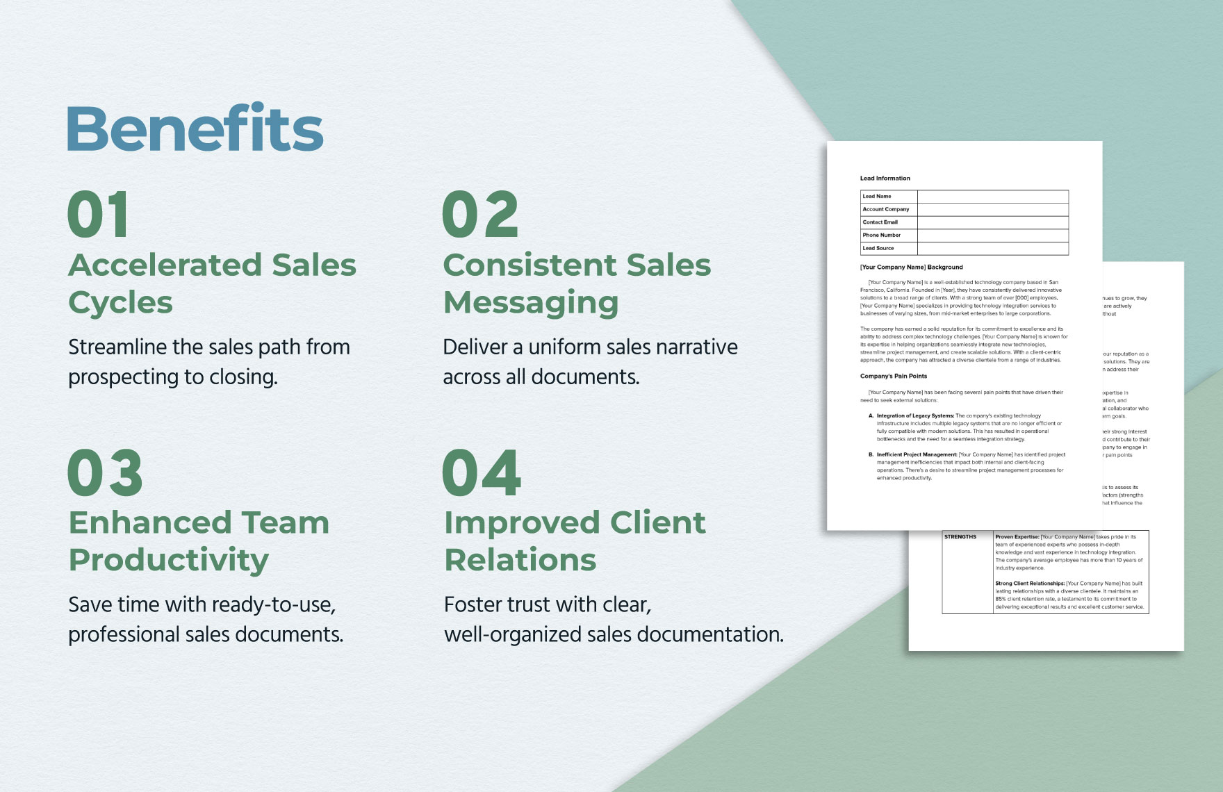 Sales Lead Grading Document Template