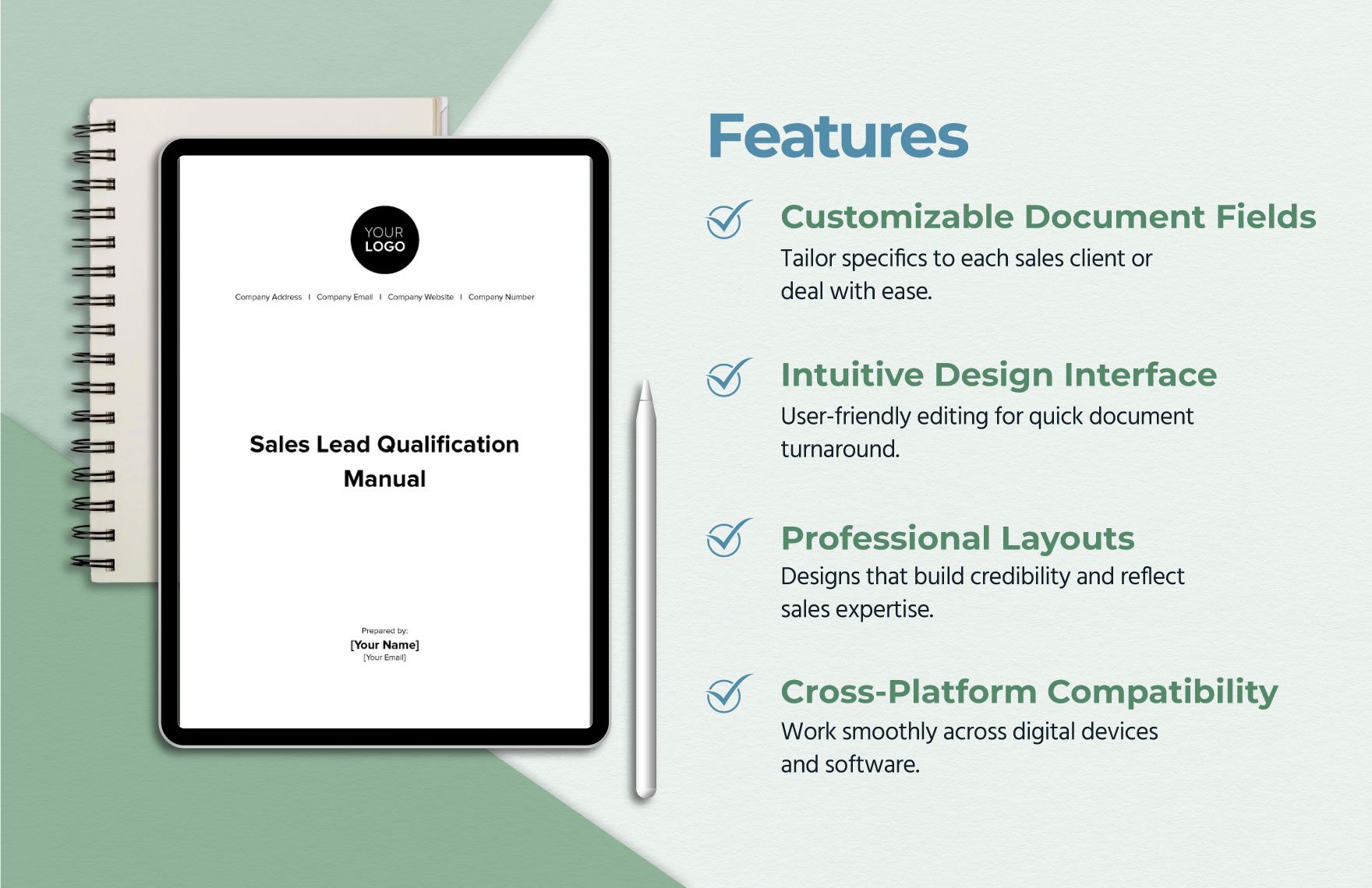 Sales Lead Qualification Manual Template