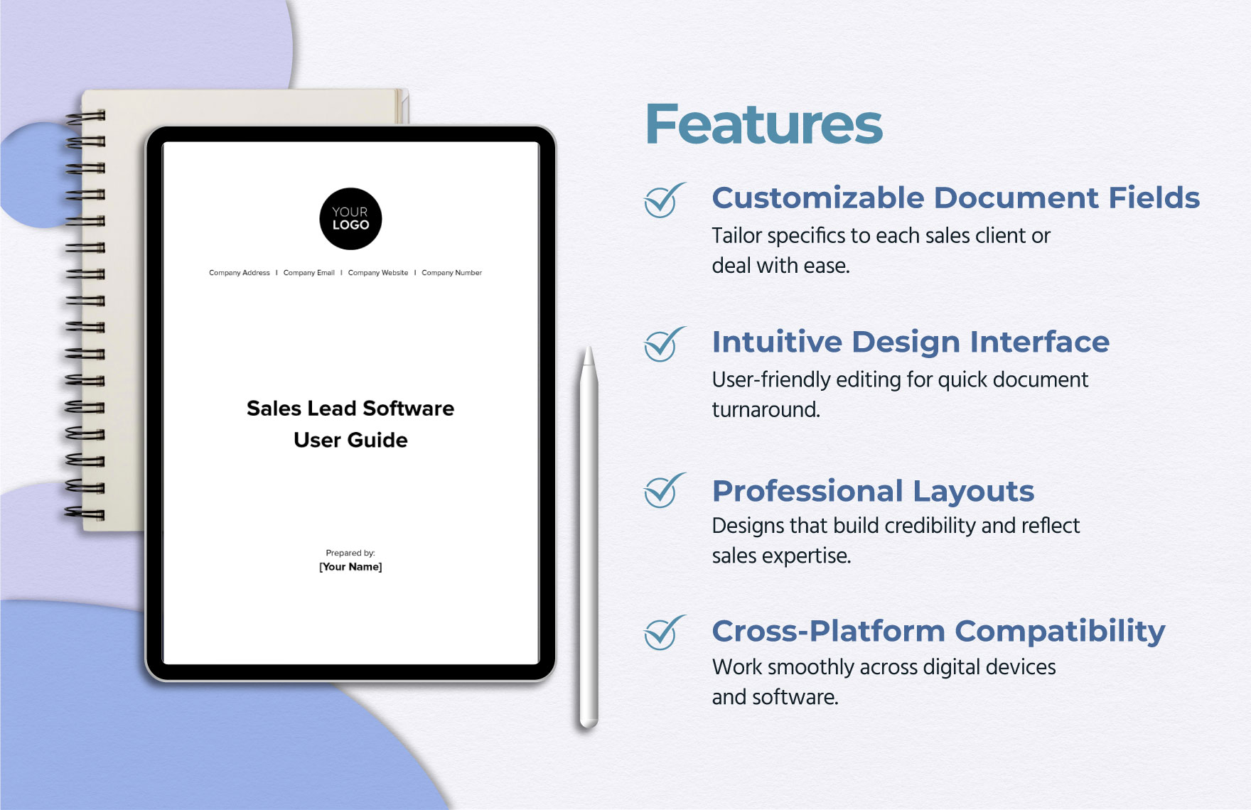 Sales Lead Software User Guide Template