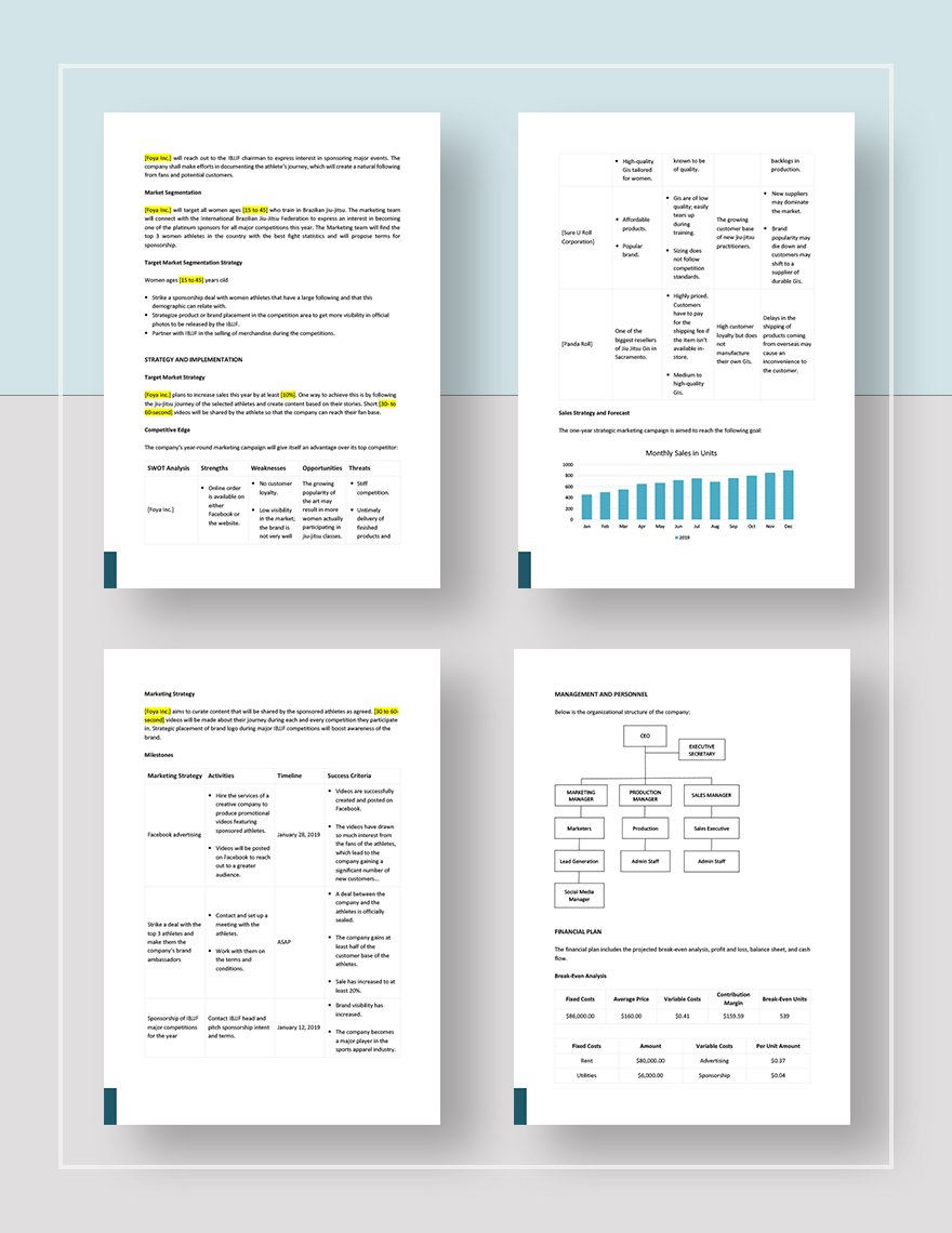 Campaign Marketing Plan Template