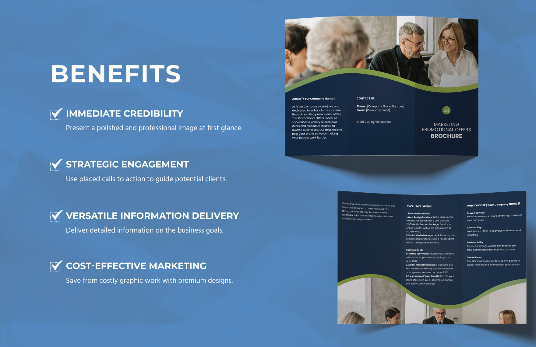 Marketing Promotional Offers Brochure Template
