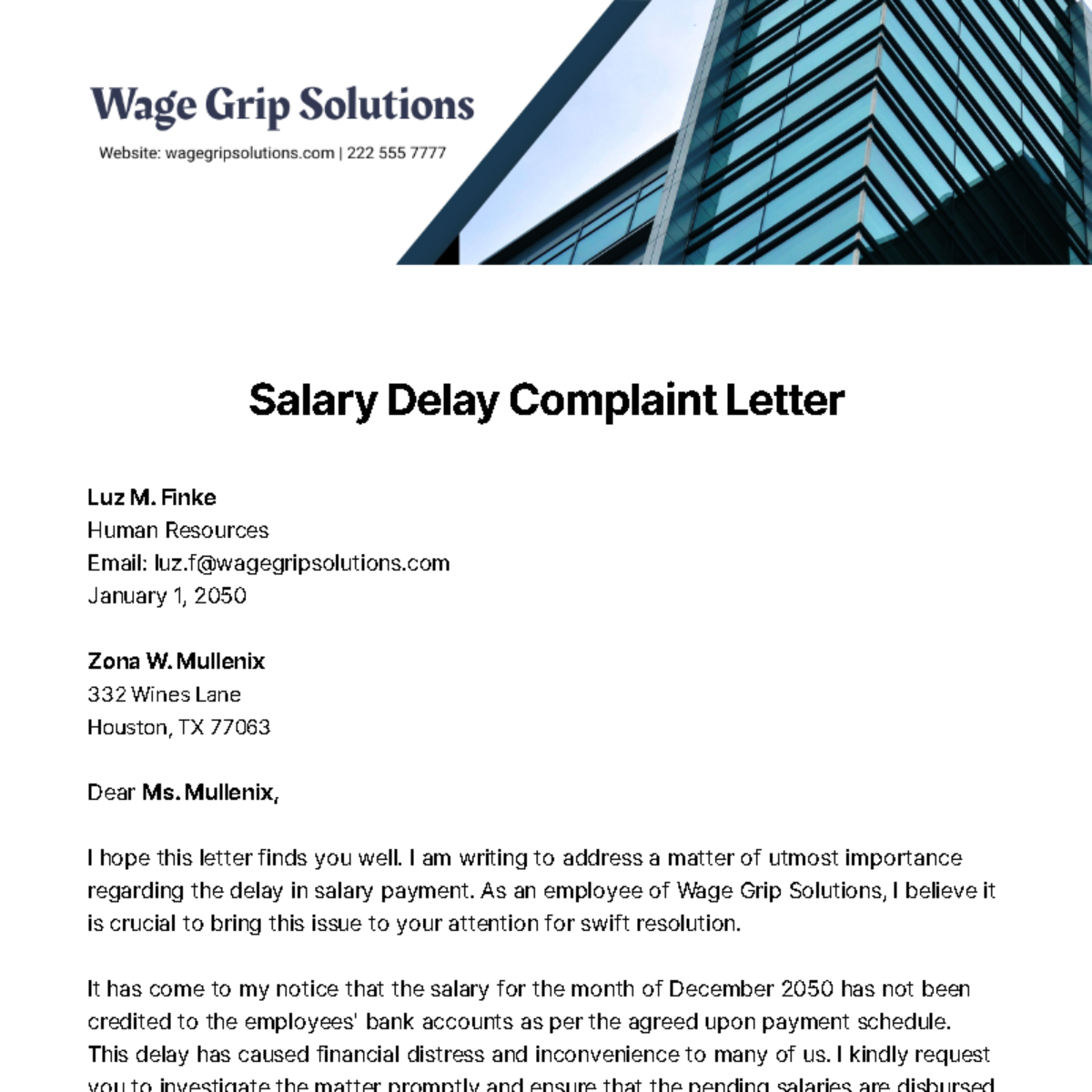 free-salary-delay-complaint-letter-edit-online-download-template