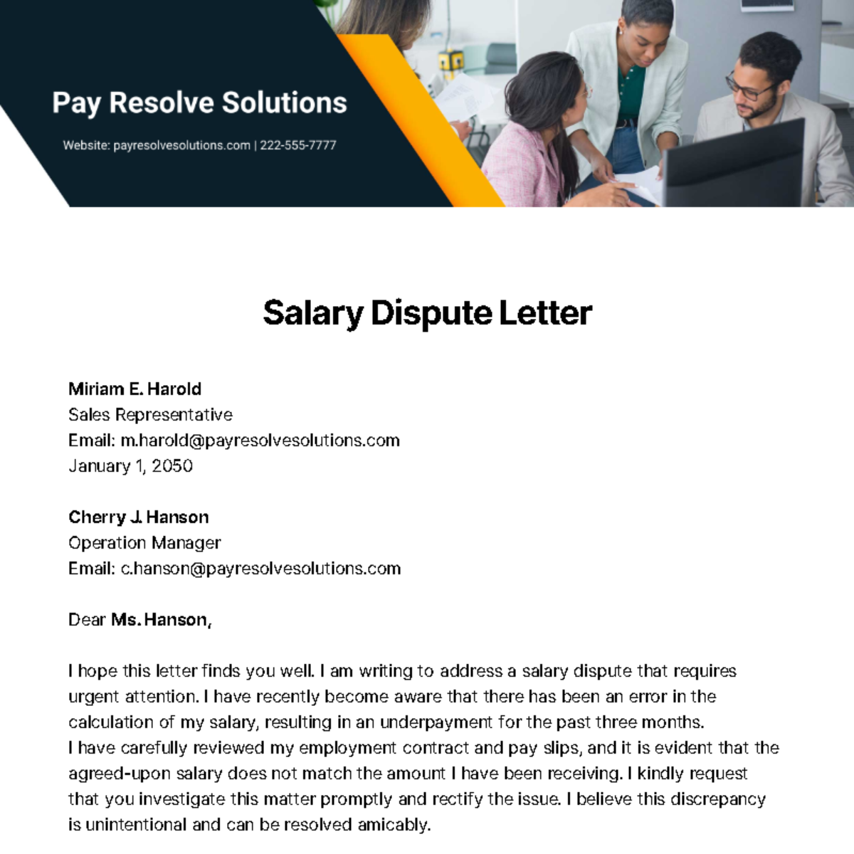 free-salary-dispute-letter-template-edit-online-download-template