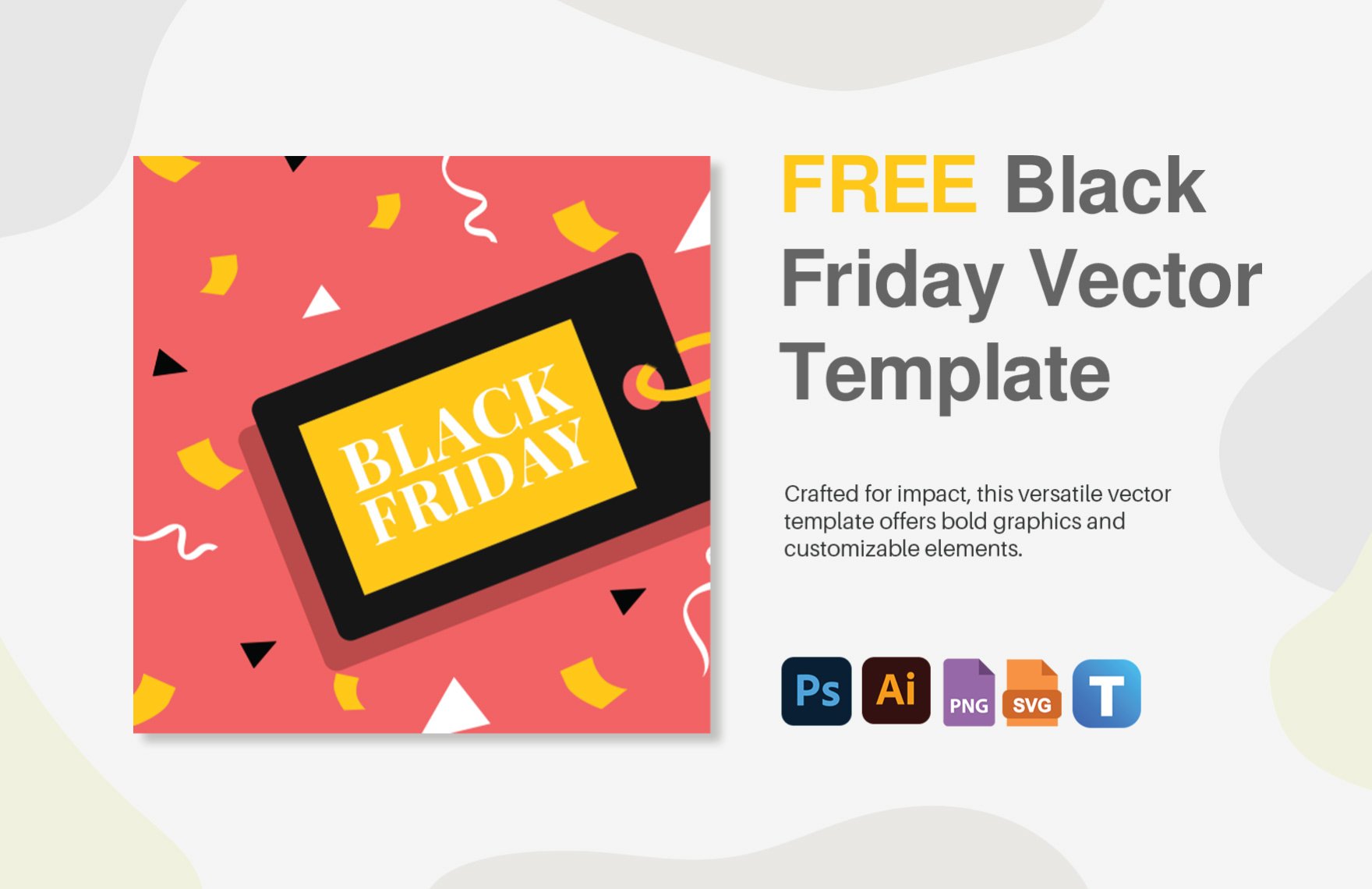 Black Friday Vector Template