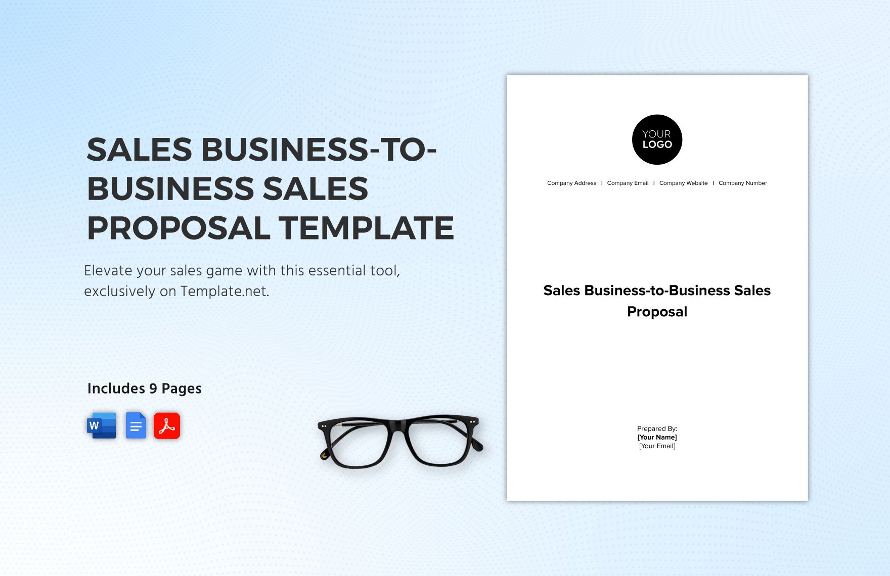 Sales Business-to-Business Sales Proposal Template