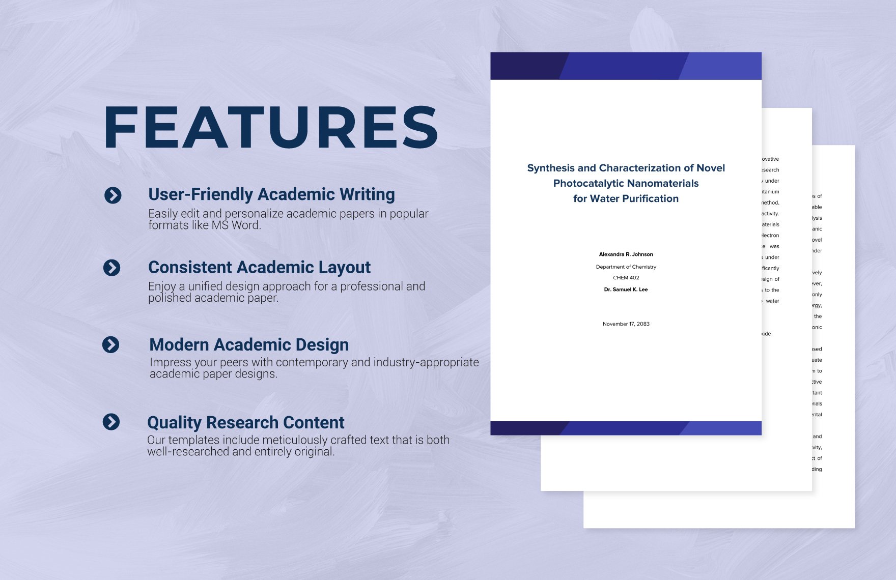 Academic Research Paper Template
