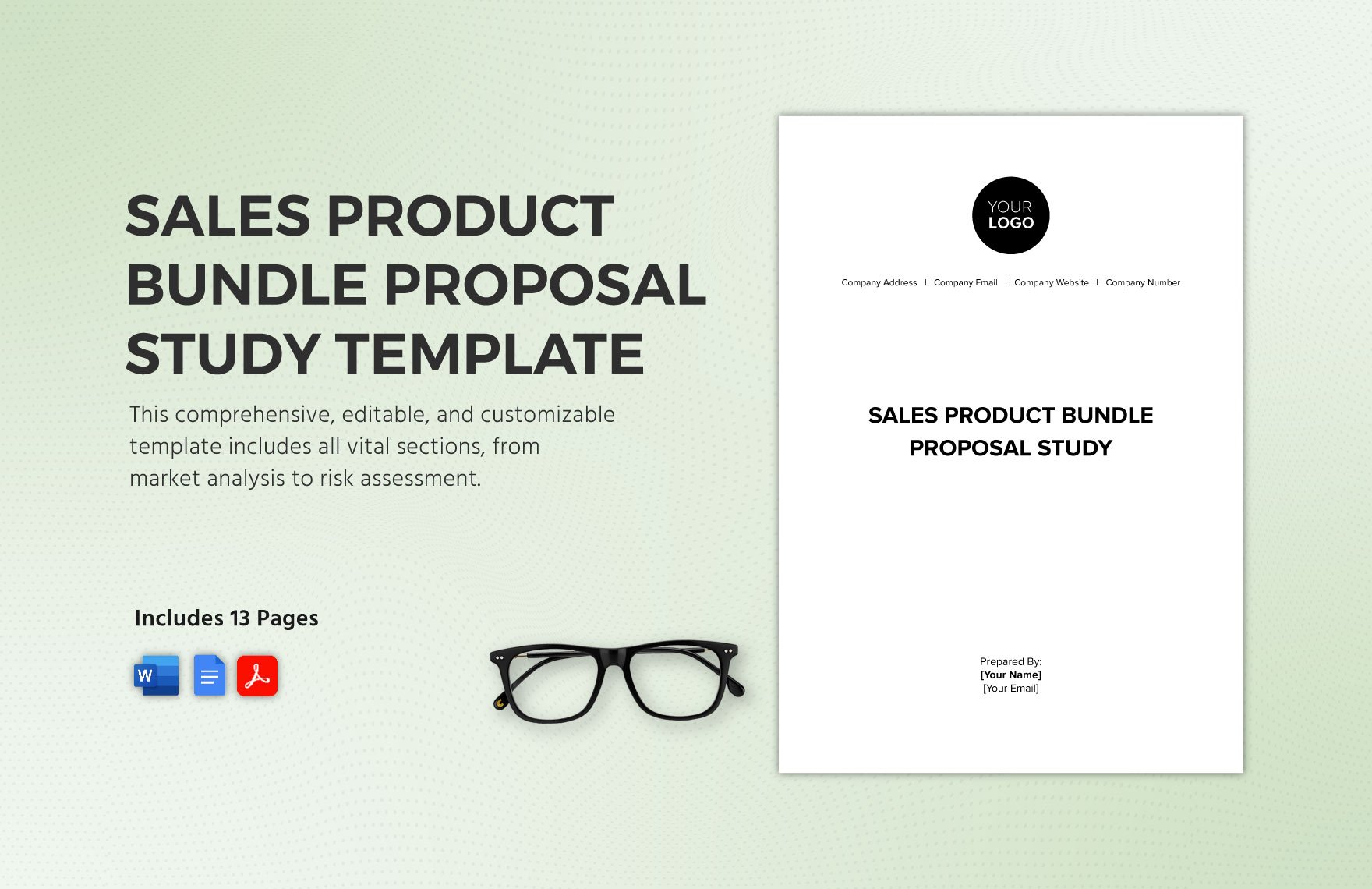 Sales Product Bundle Proposal Study Template