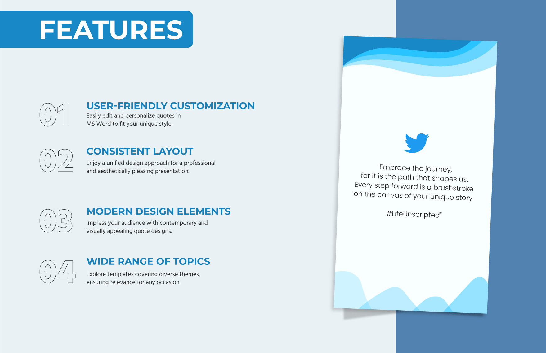 Twitter Quote Template