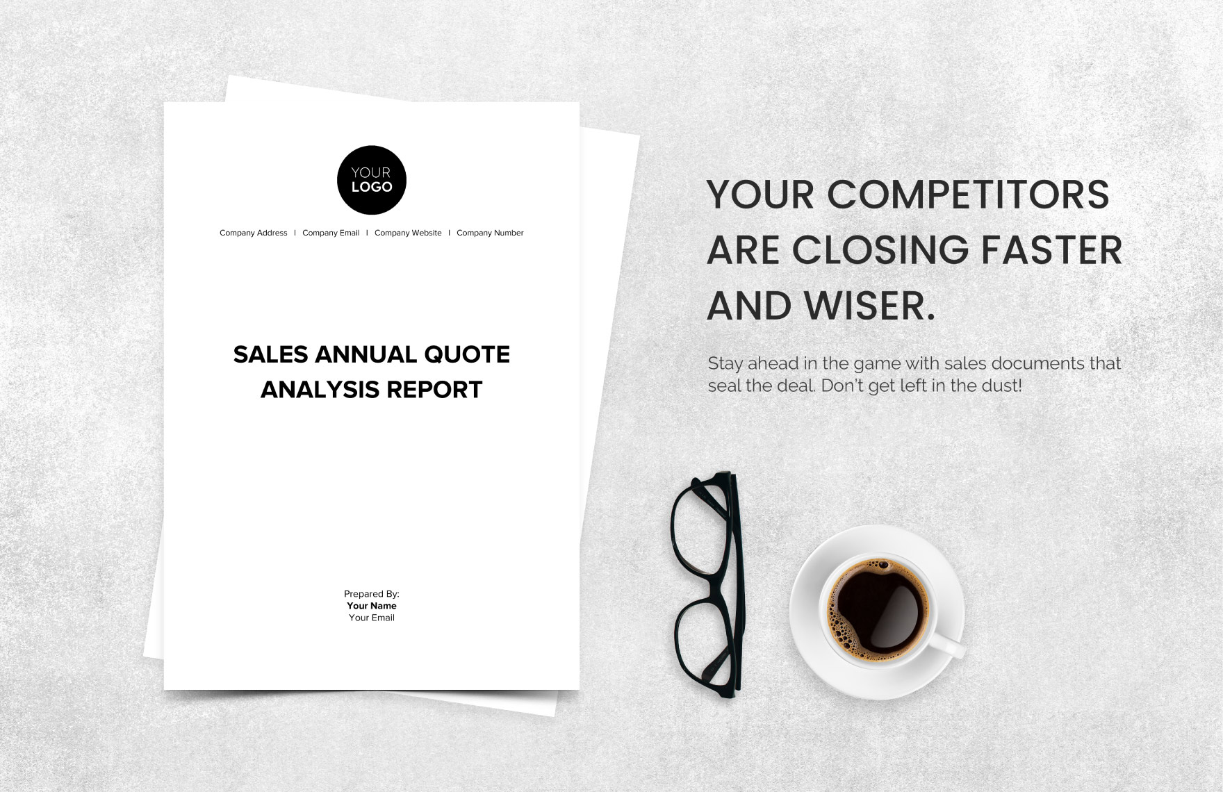 Sales Annual Quote Analysis Report Template