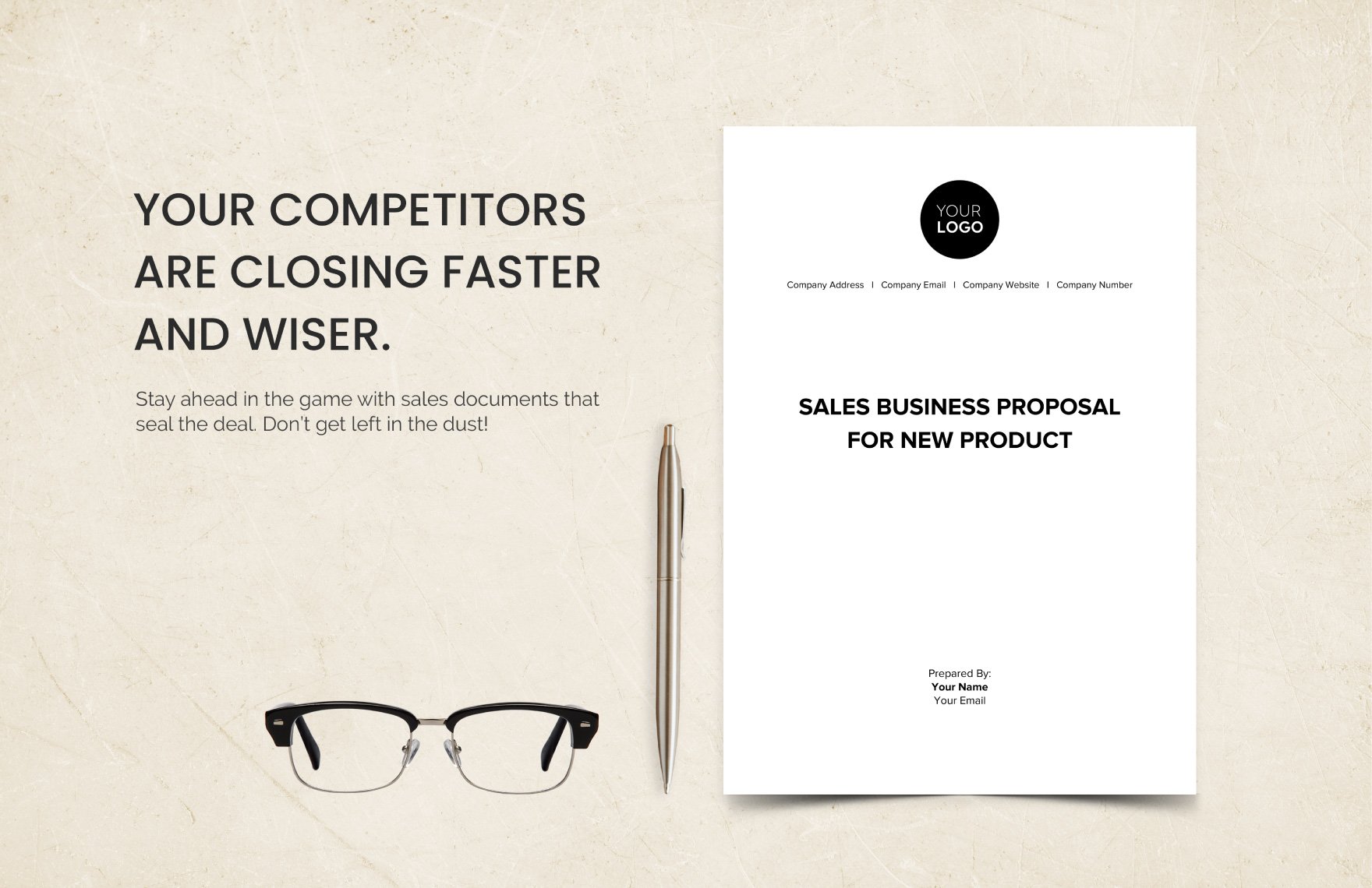 Sales Business Proposal for New Product Template