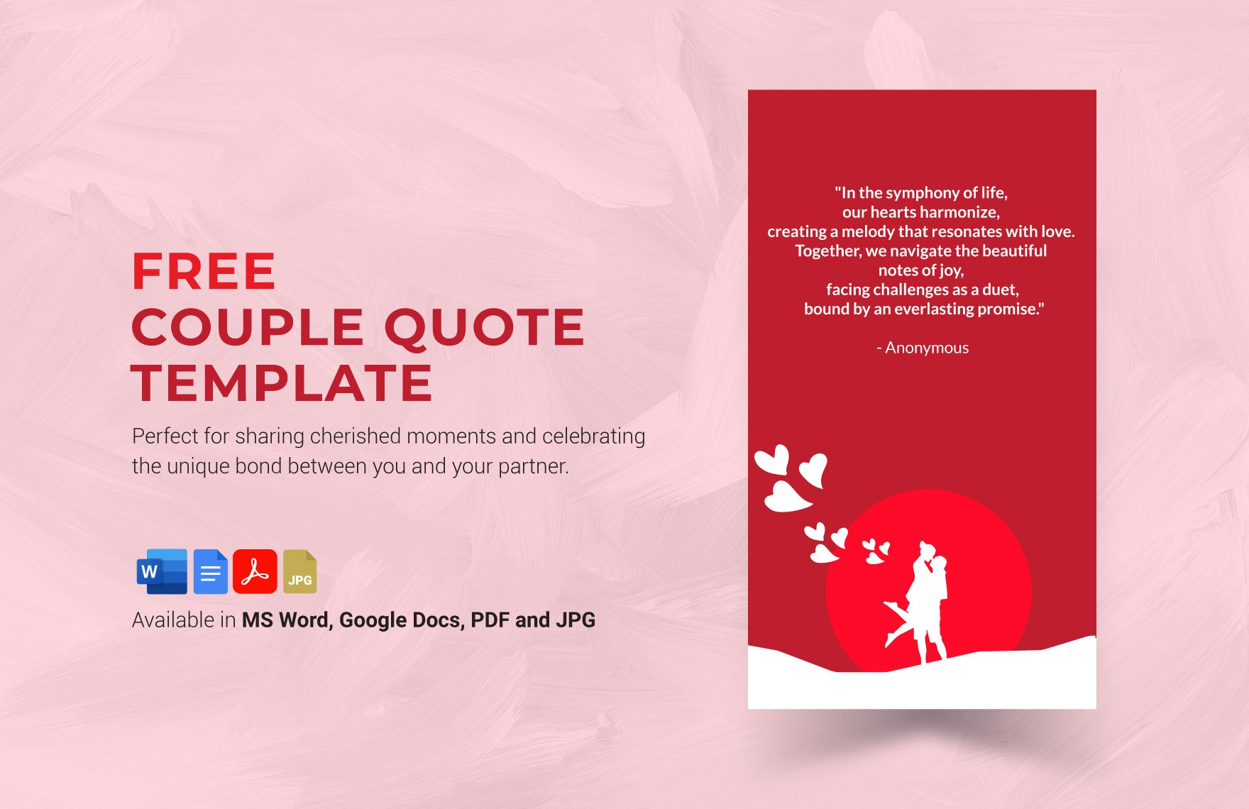 Couple Quote Template