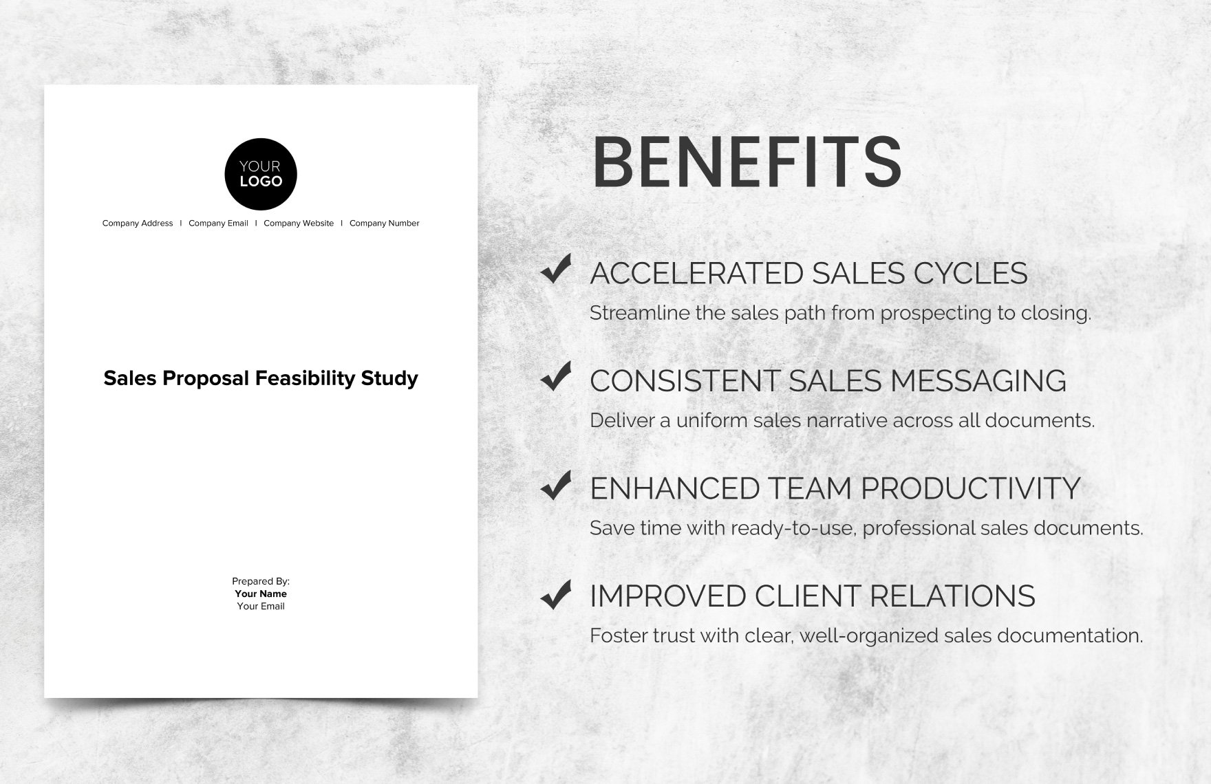 Sales Proposal Feasibility Study Template
