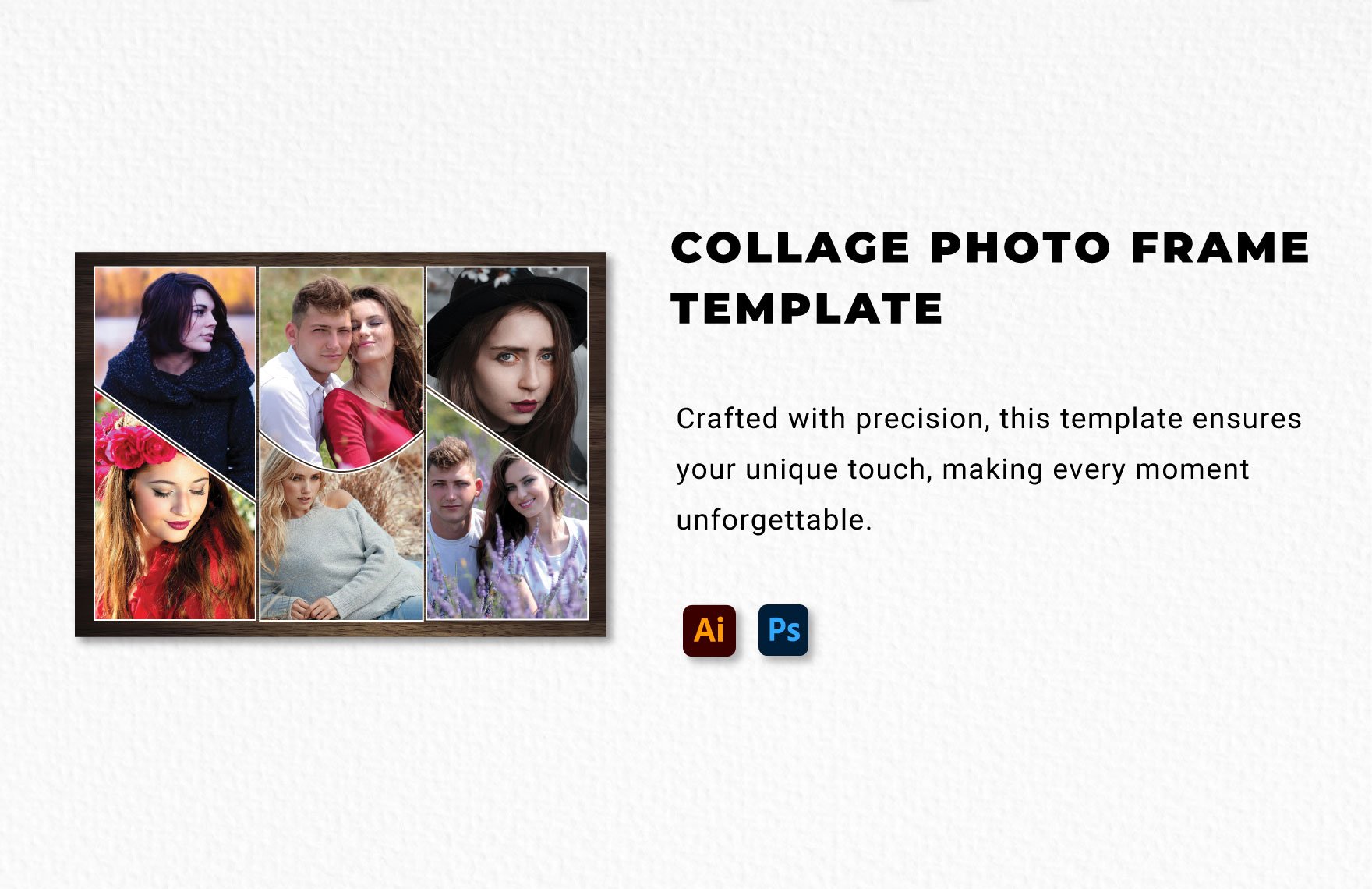 Collage Photo Frame Template