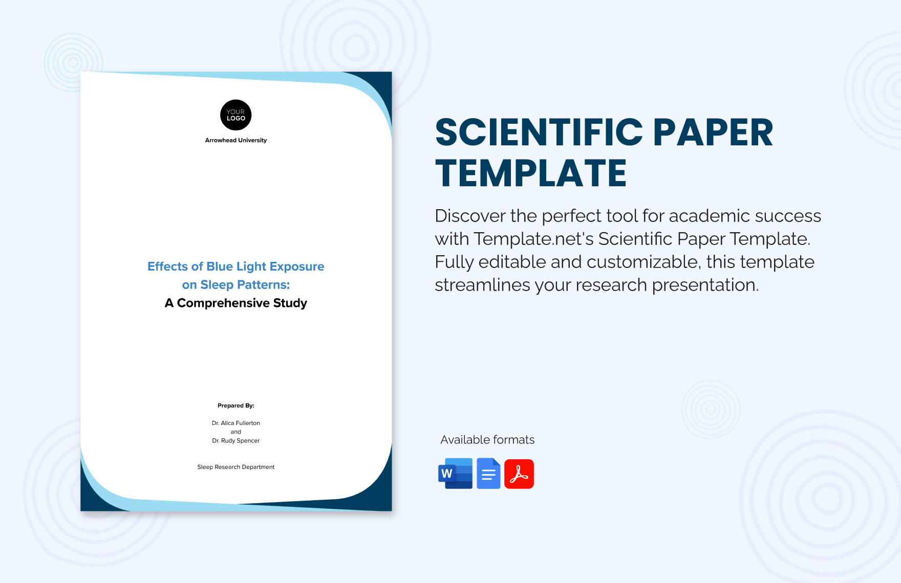 Research Paper Format Template in Word, PDF, Google Docs - Download ...