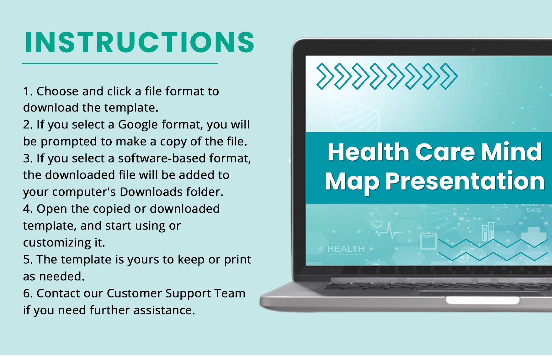 Health Care Mind Map Template